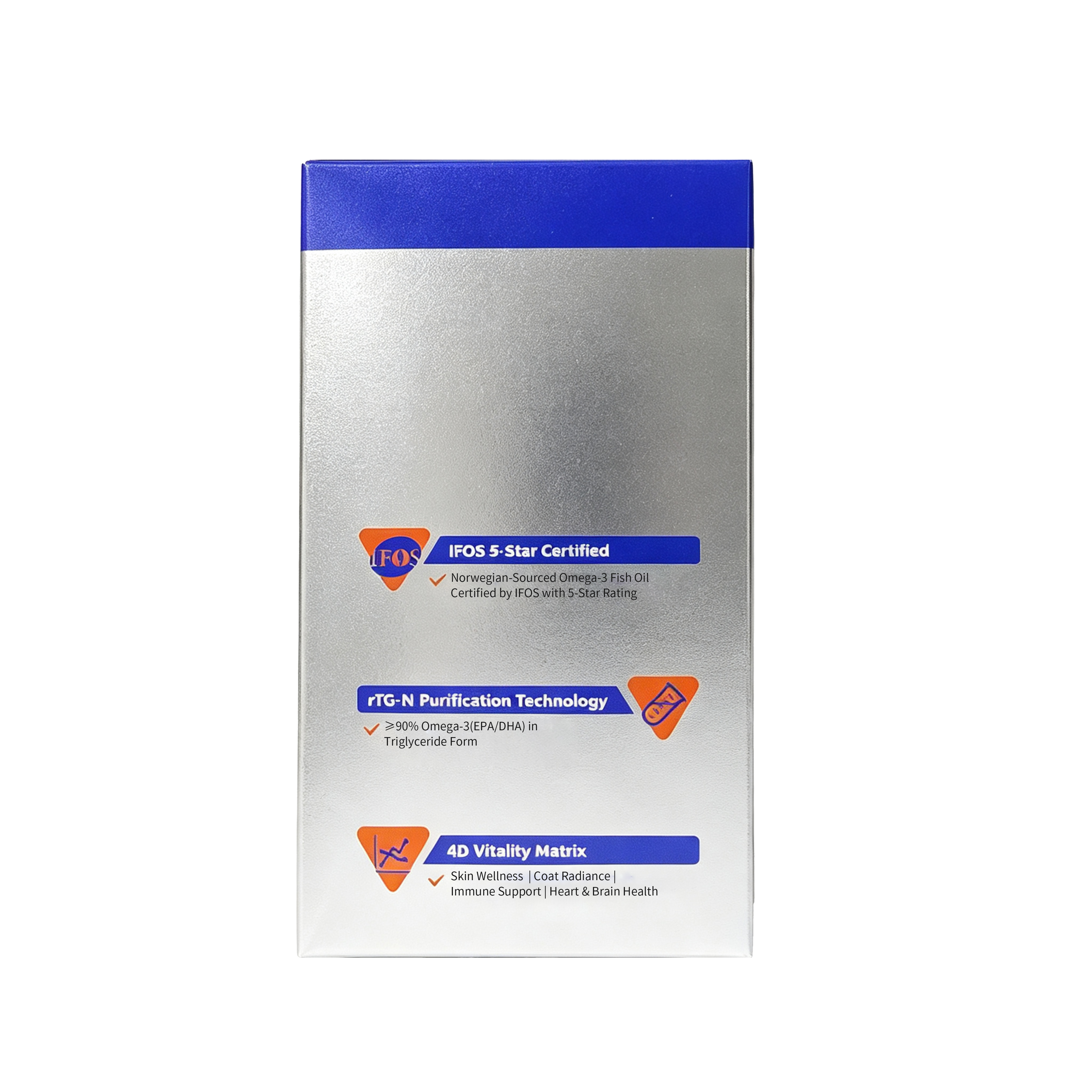 Norwegian Omega-3 Fish Oil for Dogs & Cats — 90%+ EPA/DHA, IFOS 5-Star Certified, Supports Skin, Coat, Heart & Immune Health