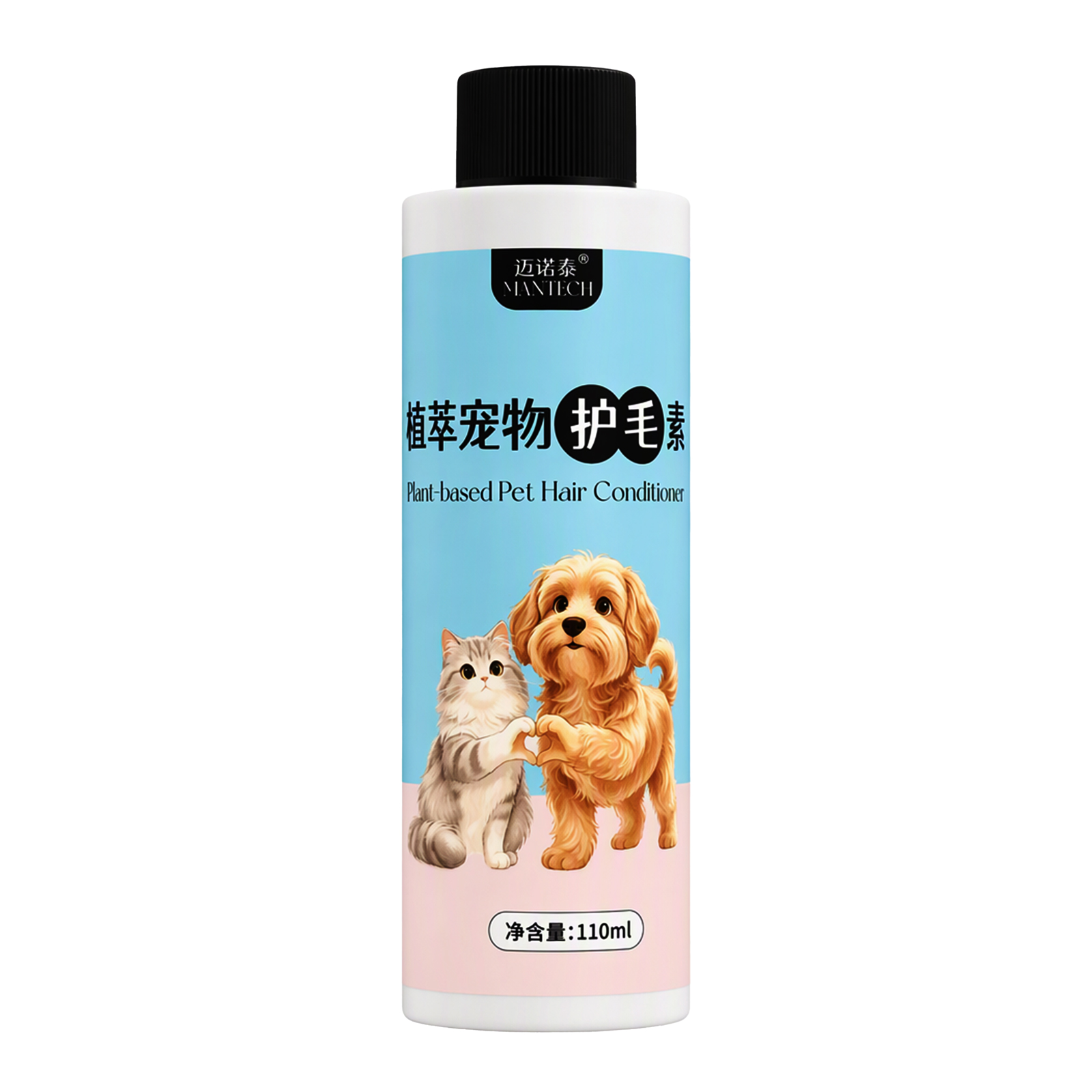 Plant-Based Pet Hair Conditioner for Dogs & Cats – 110ml | Lavender, Black Truffle & Centella Asiatica Formula | with Hydrolyzed Keratin & Panthenol | Detangling & Deep Nourishing | All Breeds