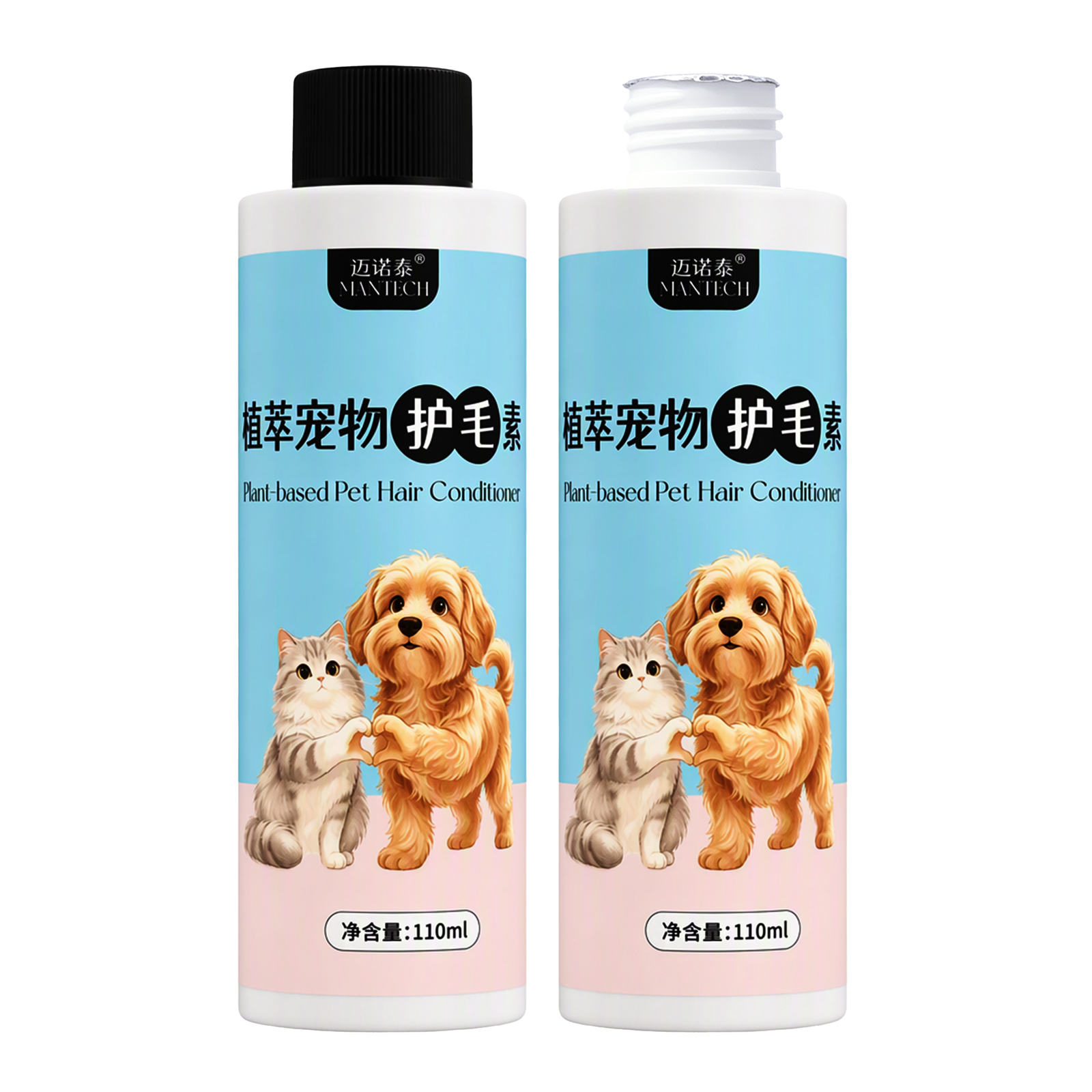 Plant-Based Pet Hair Conditioner for Dogs & Cats – 110ml | Lavender, Black Truffle & Centella Asiatica Formula | with Hydrolyzed Keratin & Panthenol | Detangling & Deep Nourishing | All Breeds