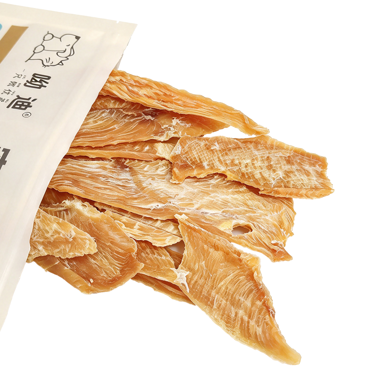 Air-Dried Crispy Chicken Jerky Strips for Dogs & Cats – 100g | Single Ingredient, 69% Protein | Thick-Cut & Crunchy | Grain-Free, No Additives | Training Treats & Food Topper | All Life Stages