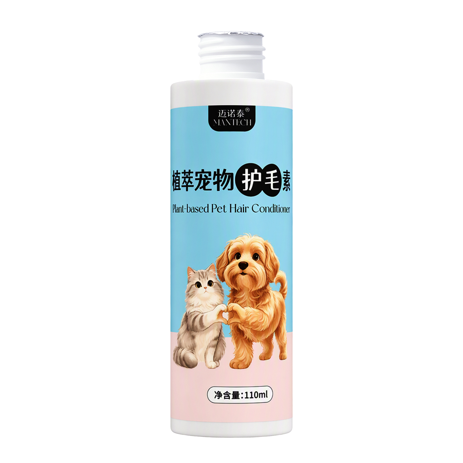 Plant-Based Pet Hair Conditioner for Dogs & Cats – 110ml | Lavender, Black Truffle & Centella Asiatica Formula | with Hydrolyzed Keratin & Panthenol | Detangling & Deep Nourishing | All Breeds