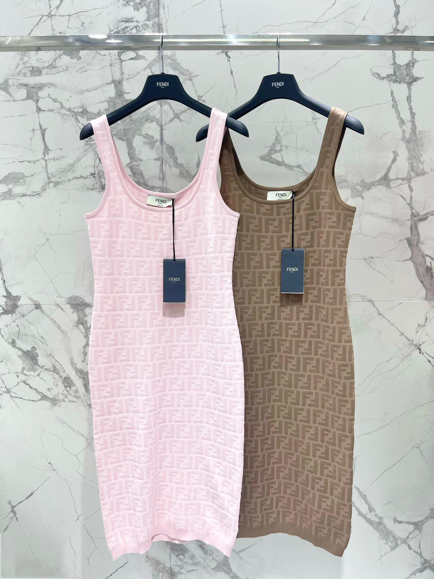 Fedi Knit Collection Halter Dress