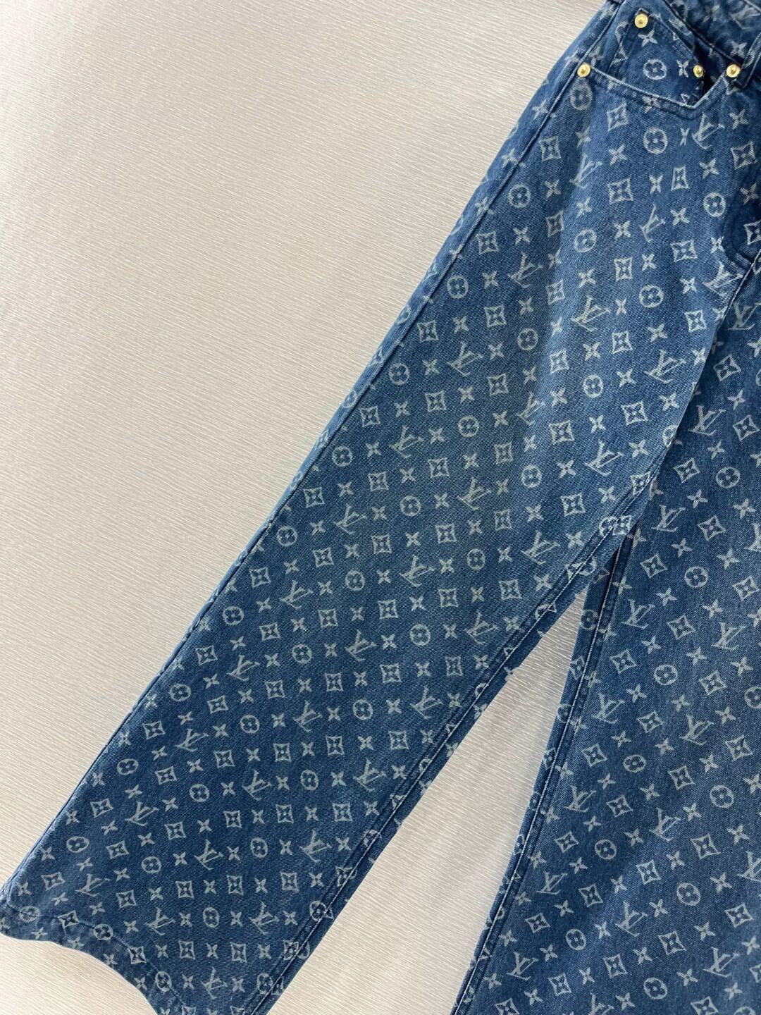 1V Jacquard Jeans