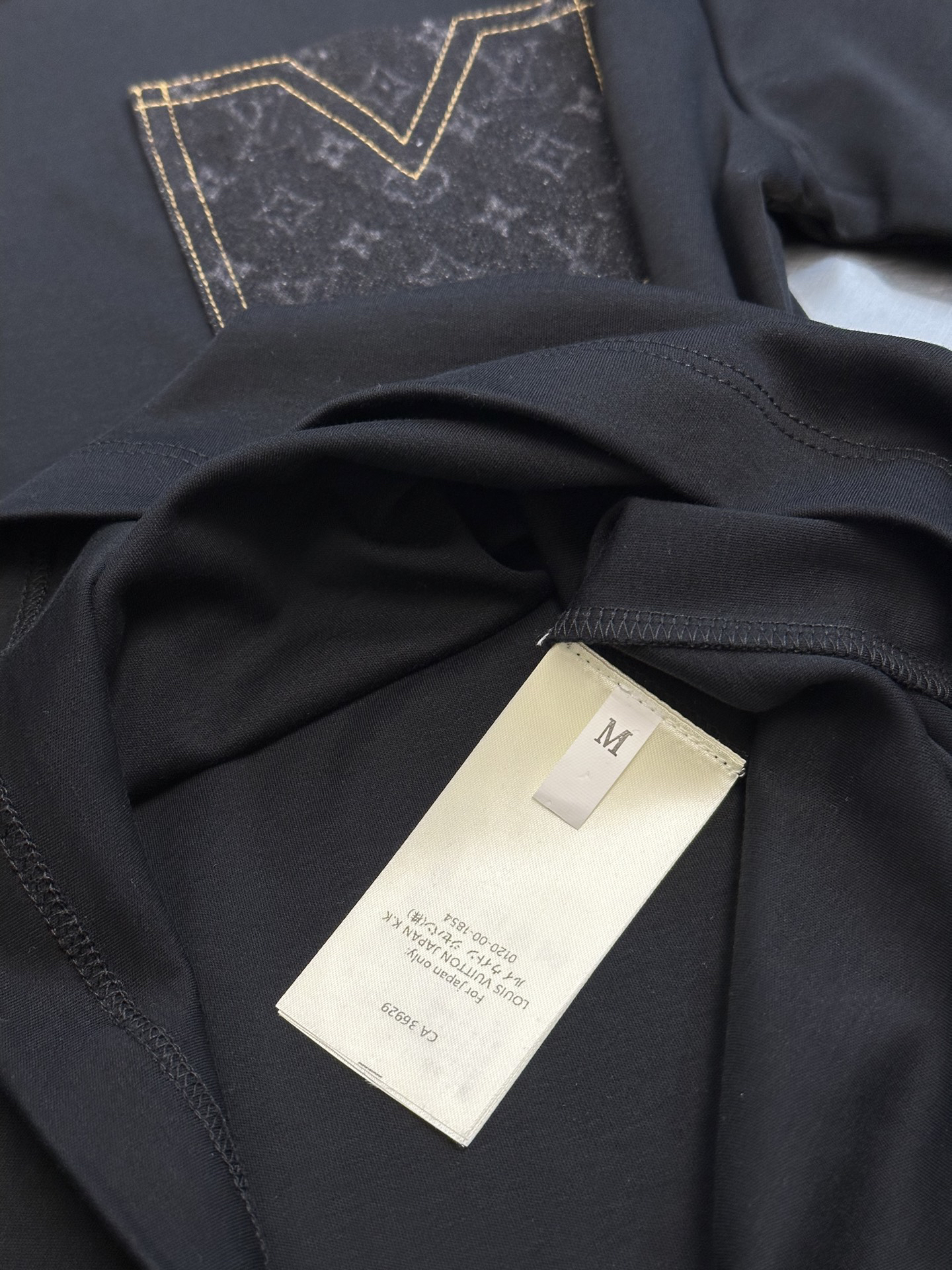 Louis Vuit25SS Jacquard Pocket T-Shirt