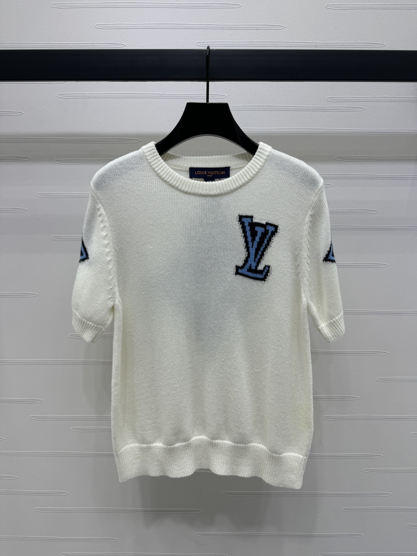 Louis vuit25SS short-sleeve knit in clashing colours