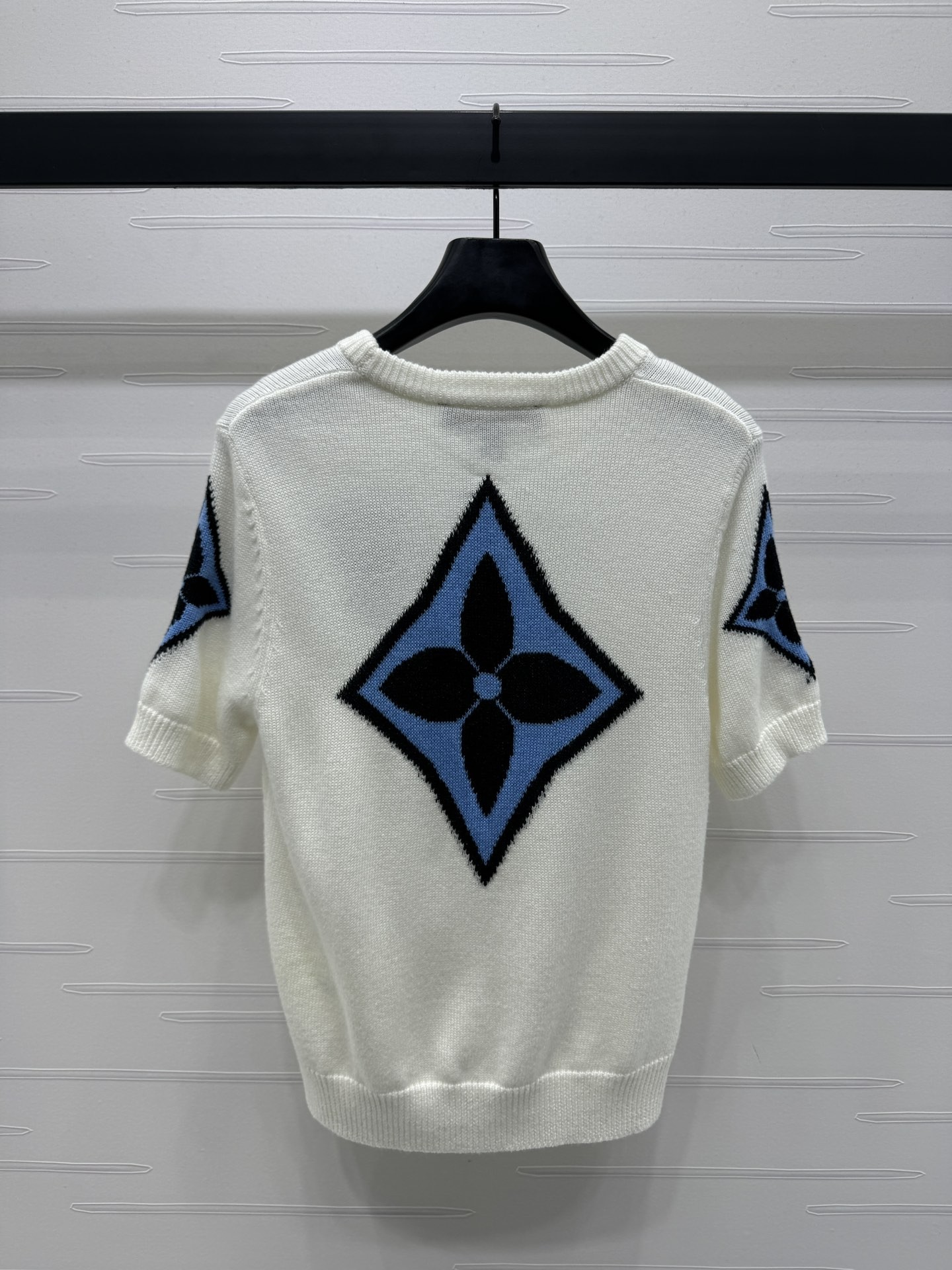 Louis vuit25SS short-sleeve knit in clashing colours