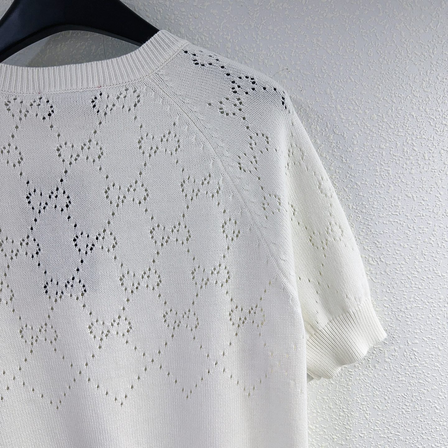 GG25 Cutout Knit Short Sleeve