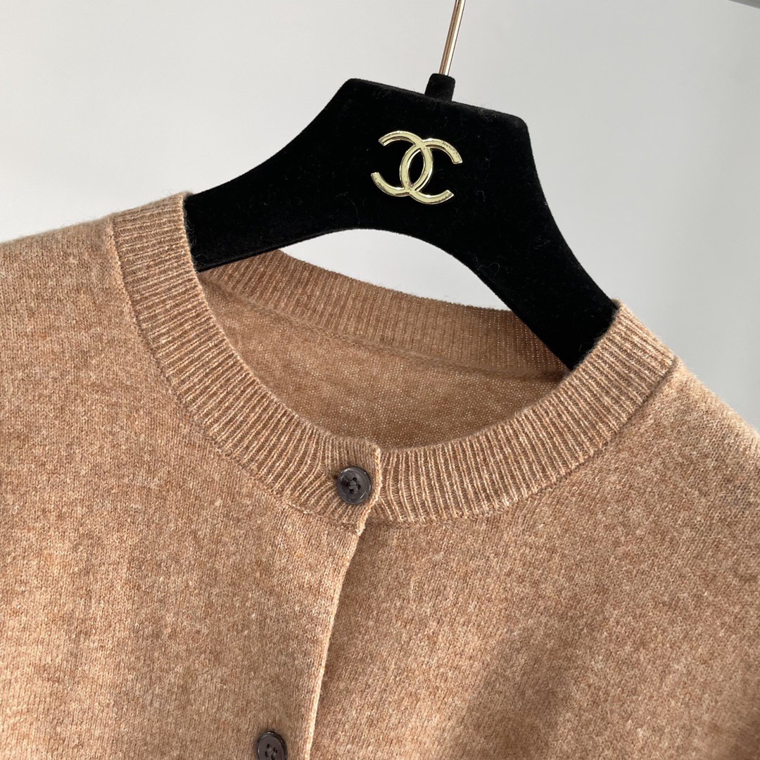 Camel Long Sleeve Cardigan