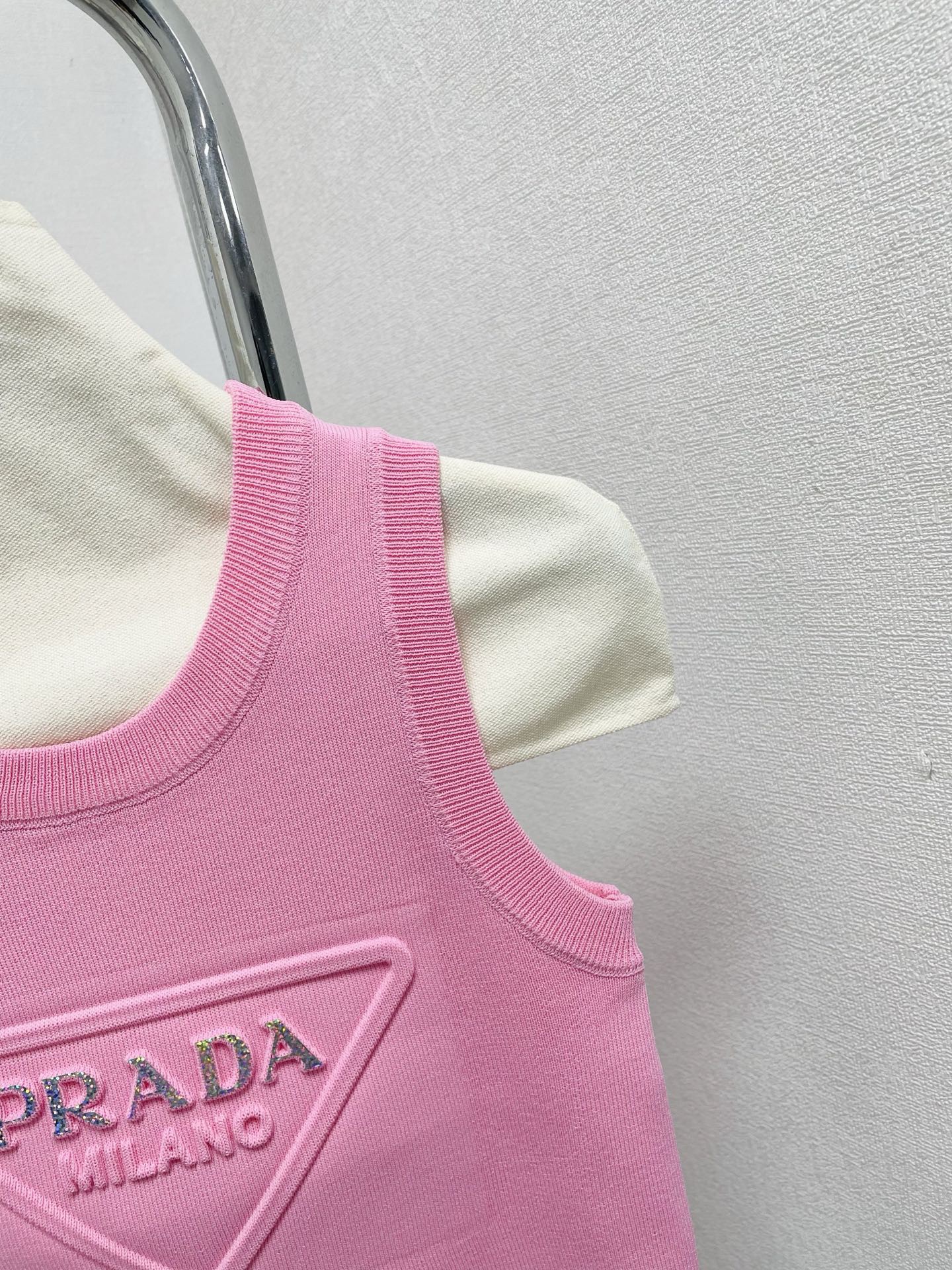 PRAD Stencil Knit Vest