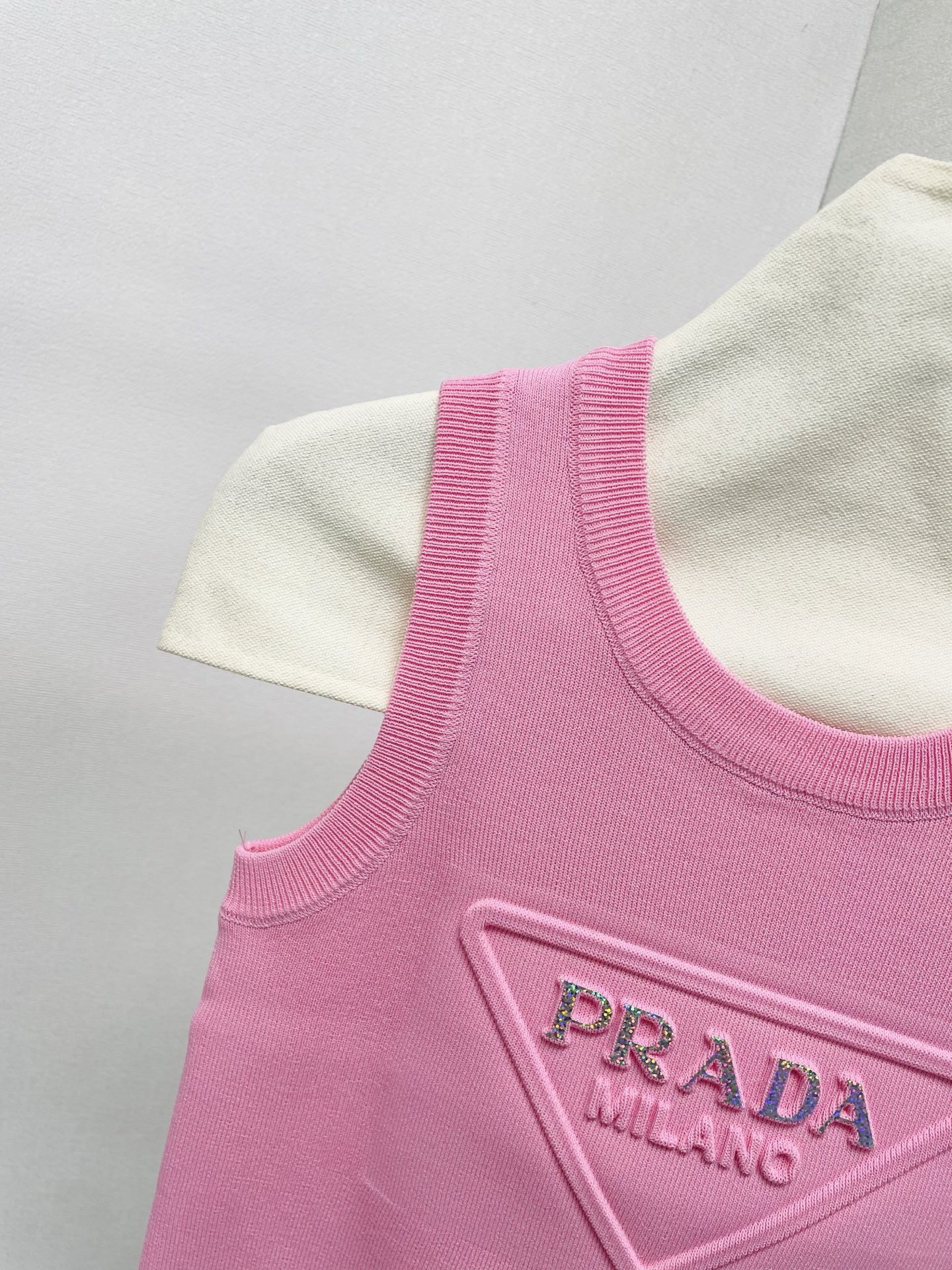 PRAD Stencil Knit Vest