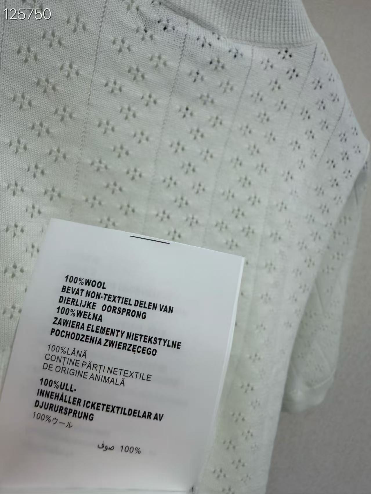 MIU Minimalist Logo Short-Sleeve Knit Top.