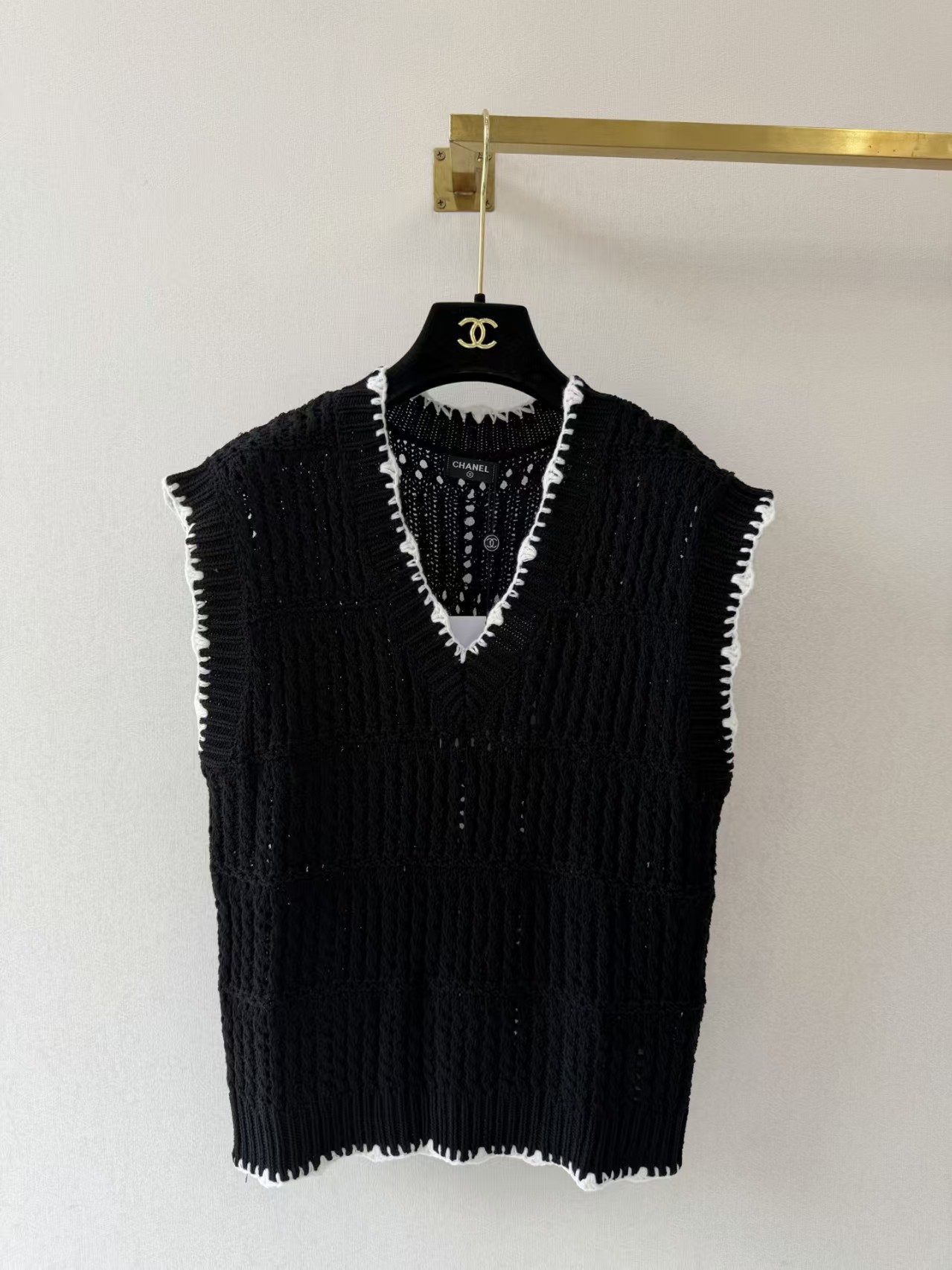 CC knitted vest