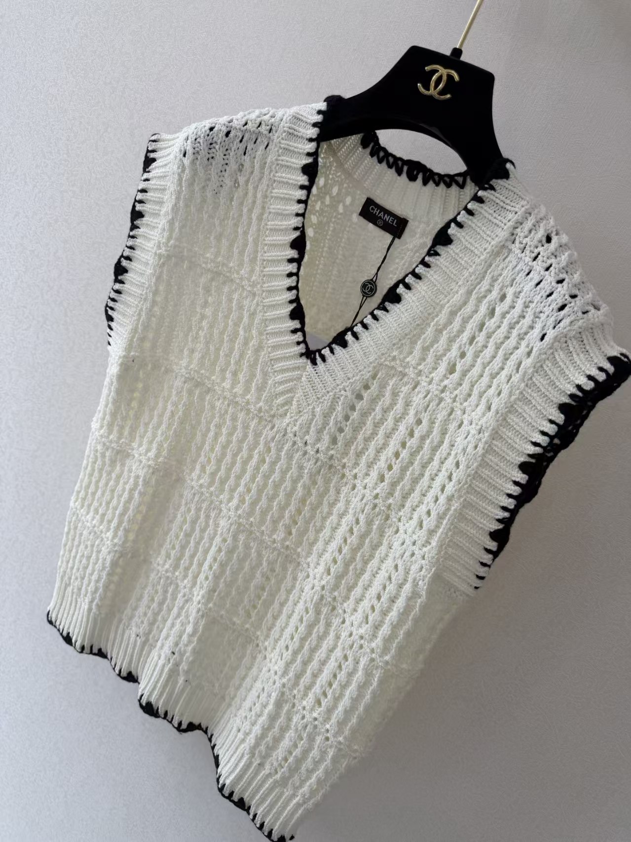CC knitted vest