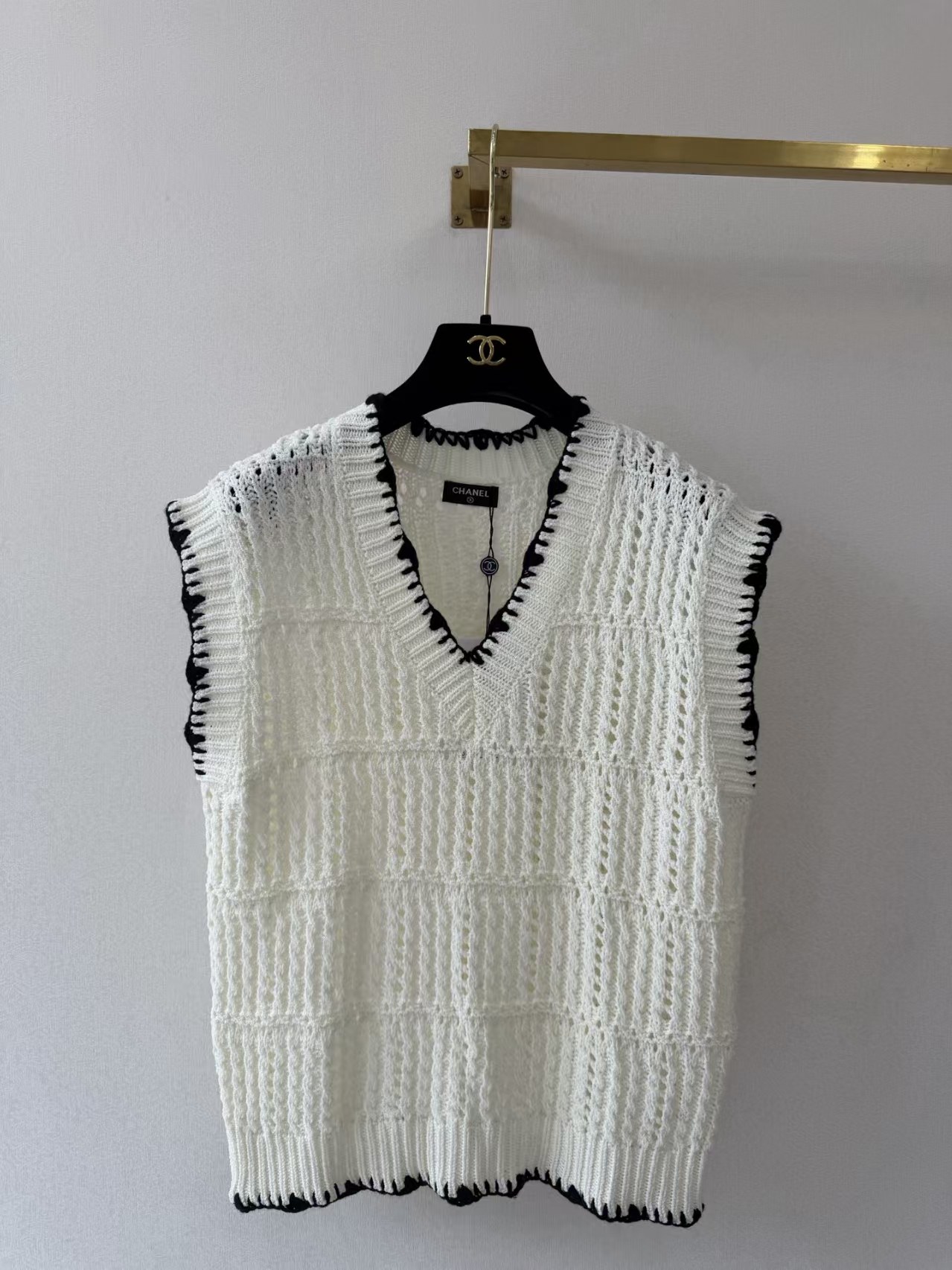 CC knitted vest