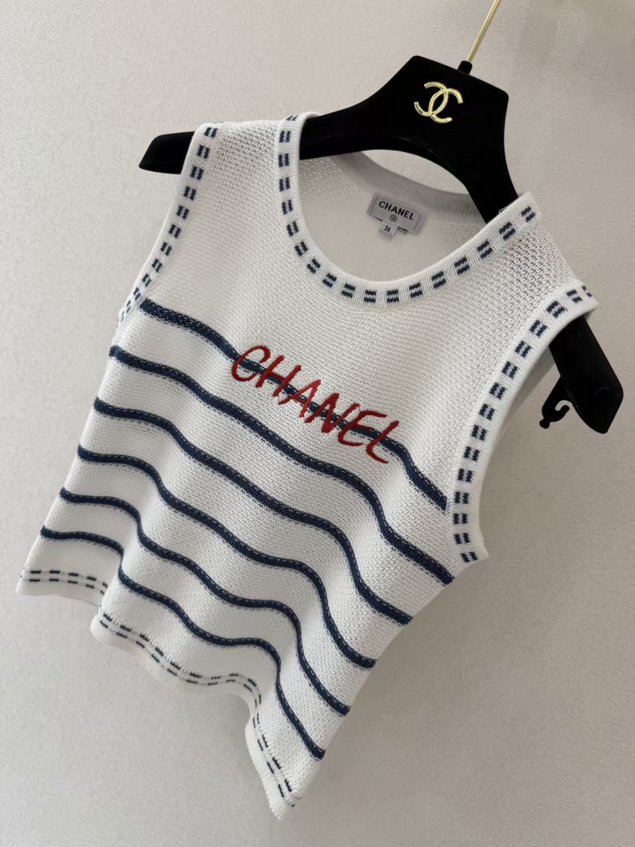 CC 2026 New Ribbed Knit Vest