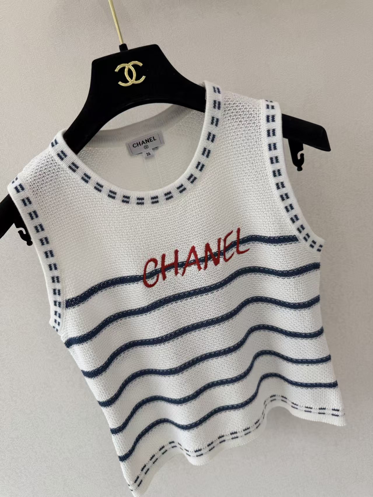 CC 2026 New Ribbed Knit Vest