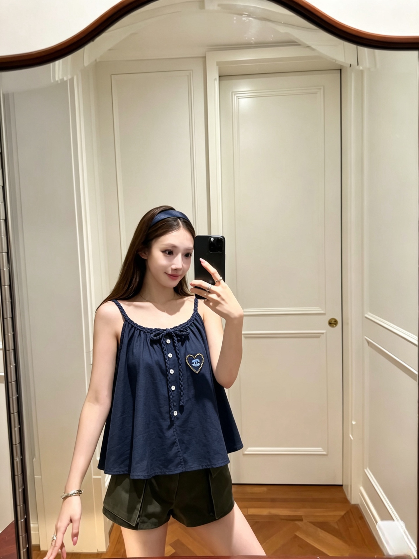 Cha Braided spaghetti strap top