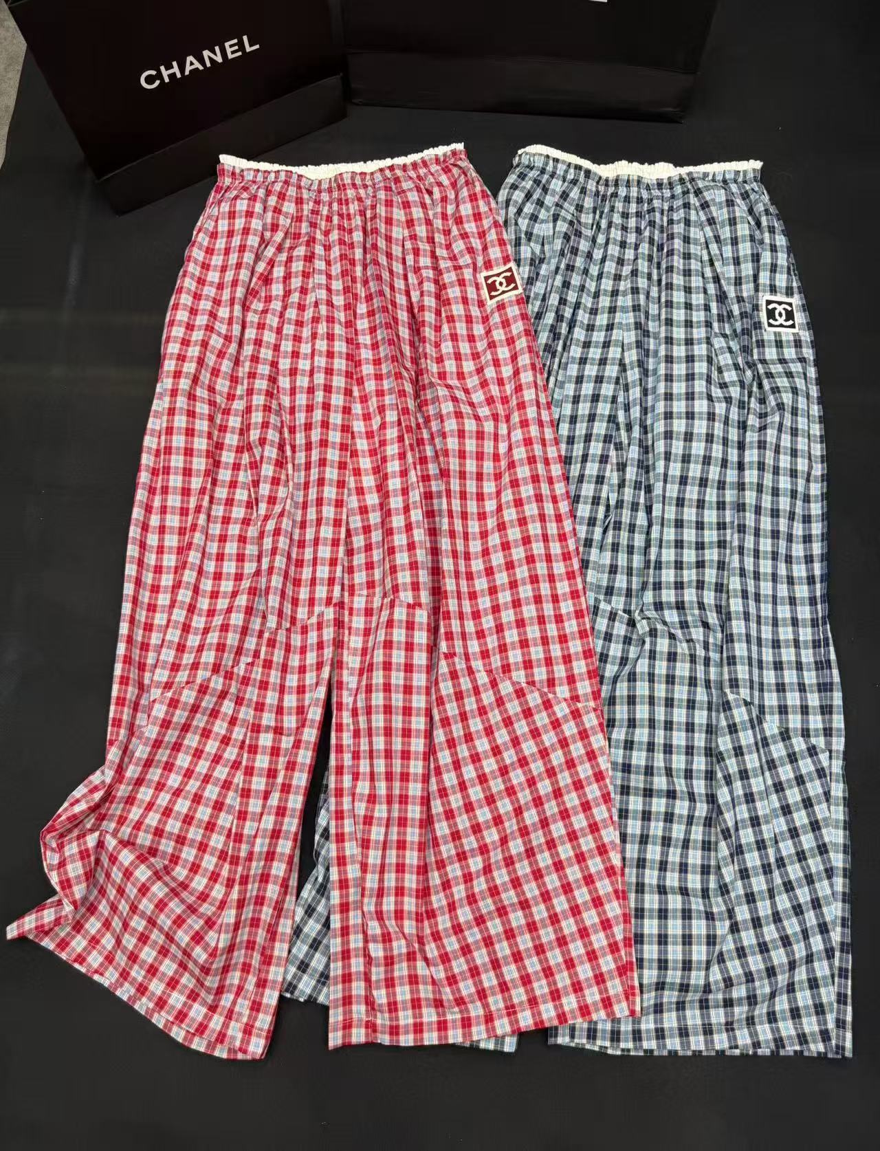 Cha Vintage Plaid Pants