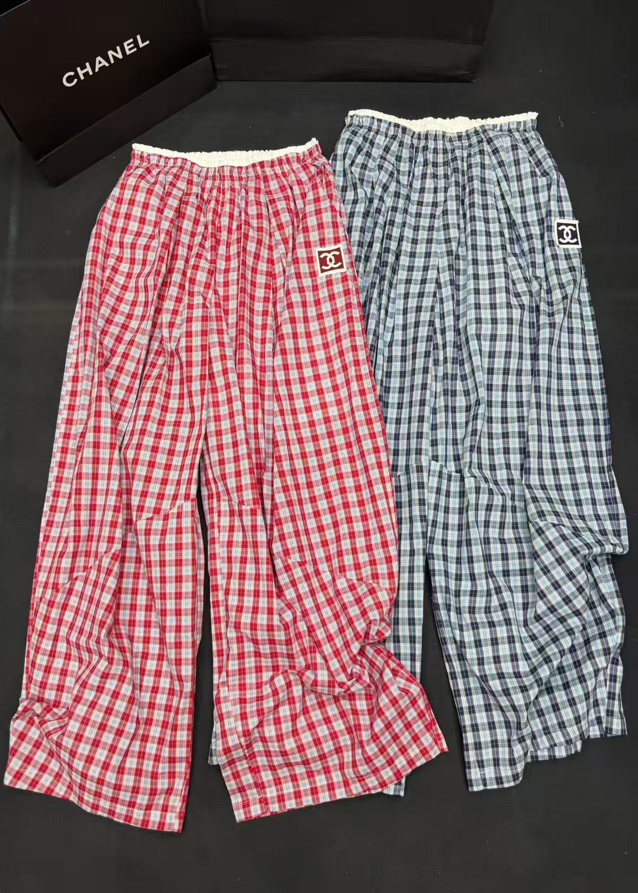 Cha Vintage Plaid Pants