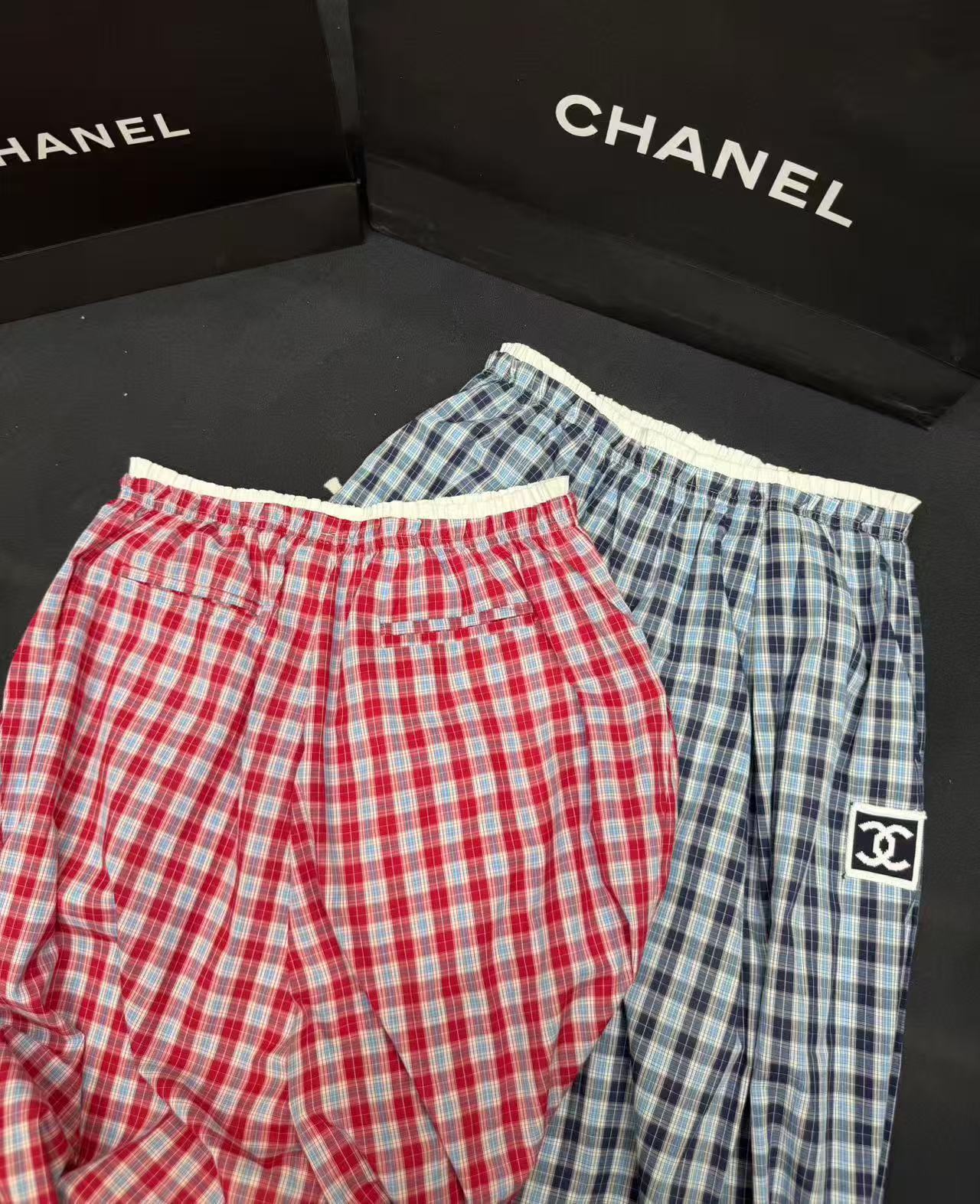 Cha Vintage Plaid Pants