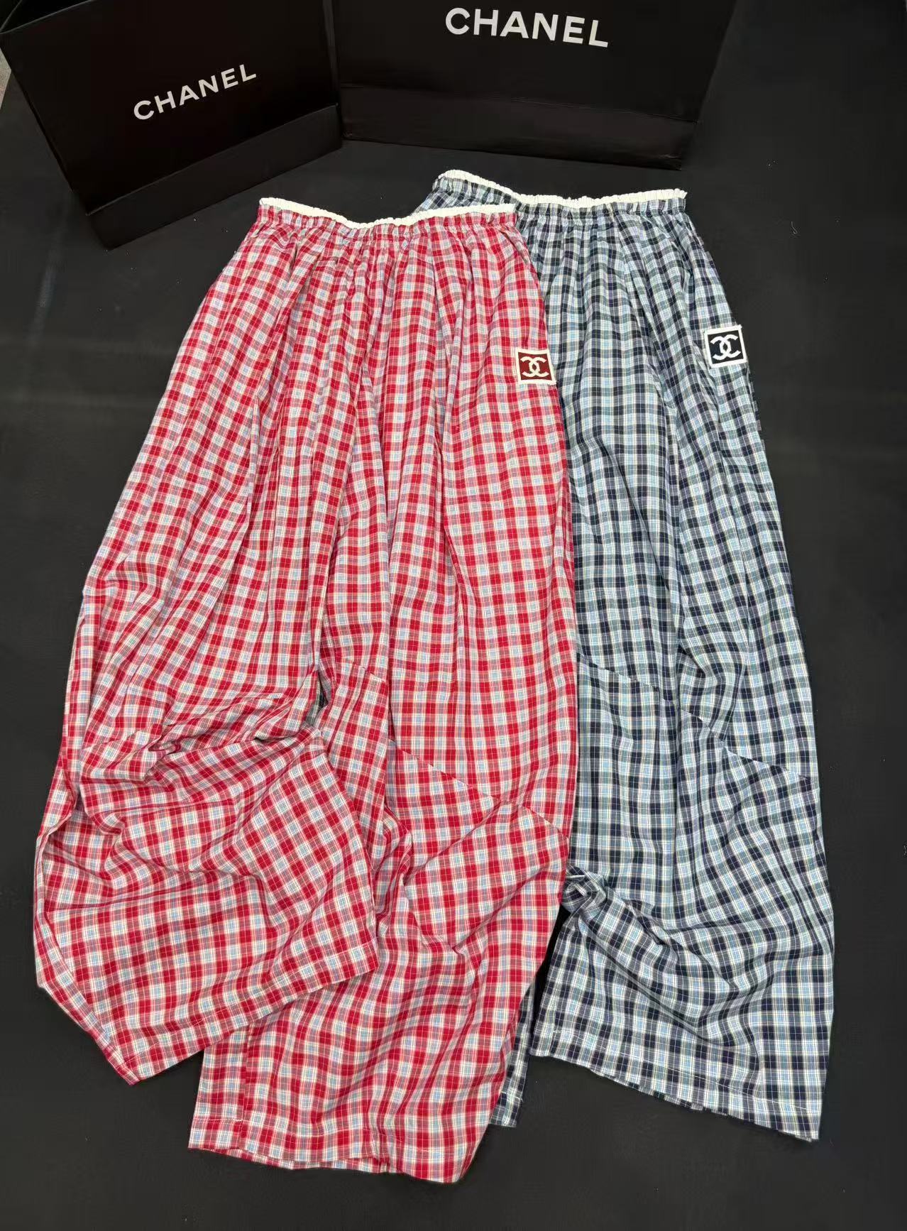 Cha Vintage Plaid Pants