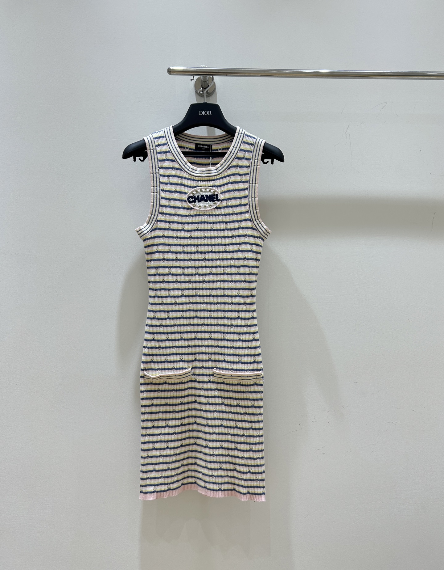 Cha classic stripedknitted dress