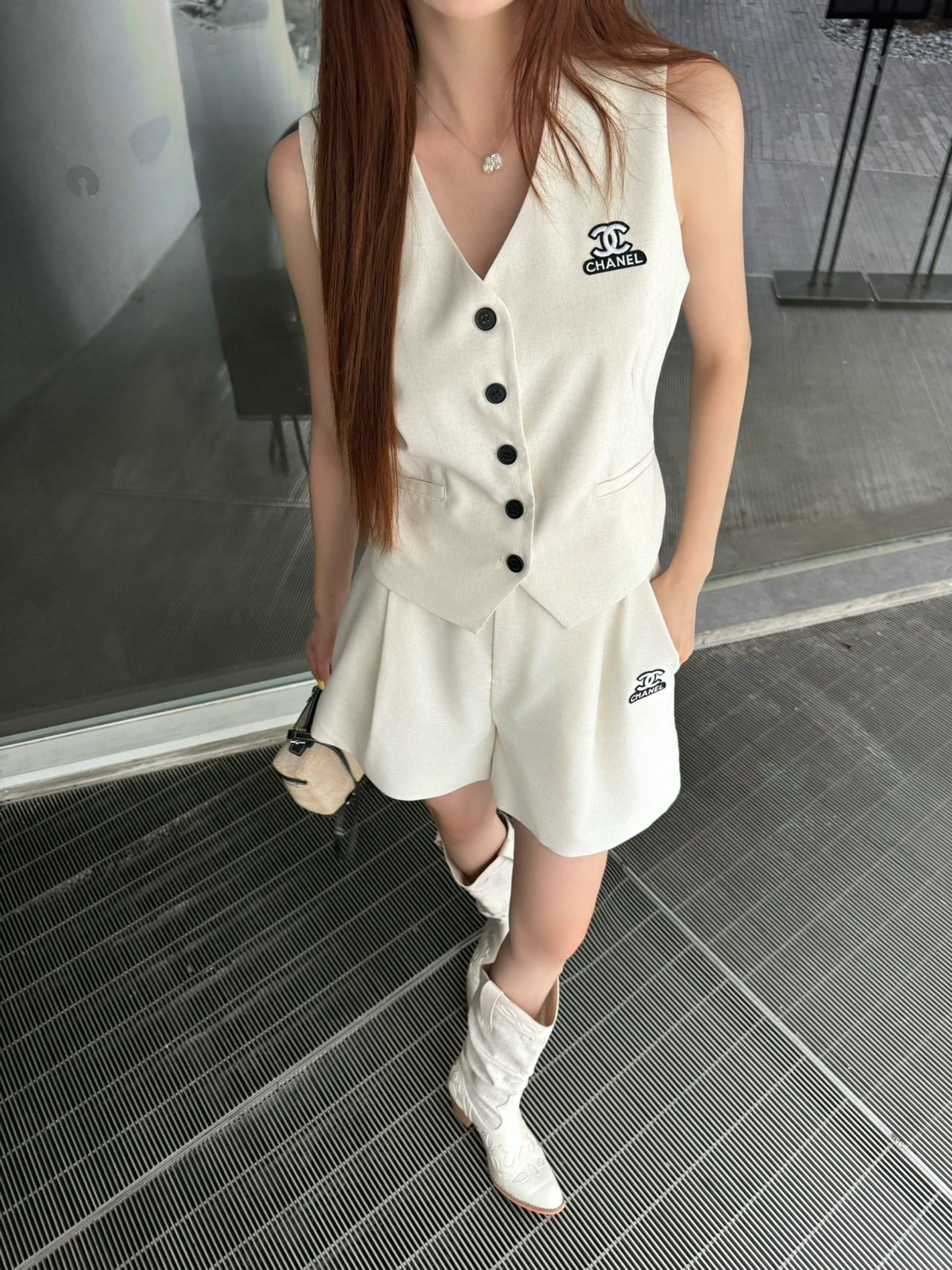 Cha vest suit set