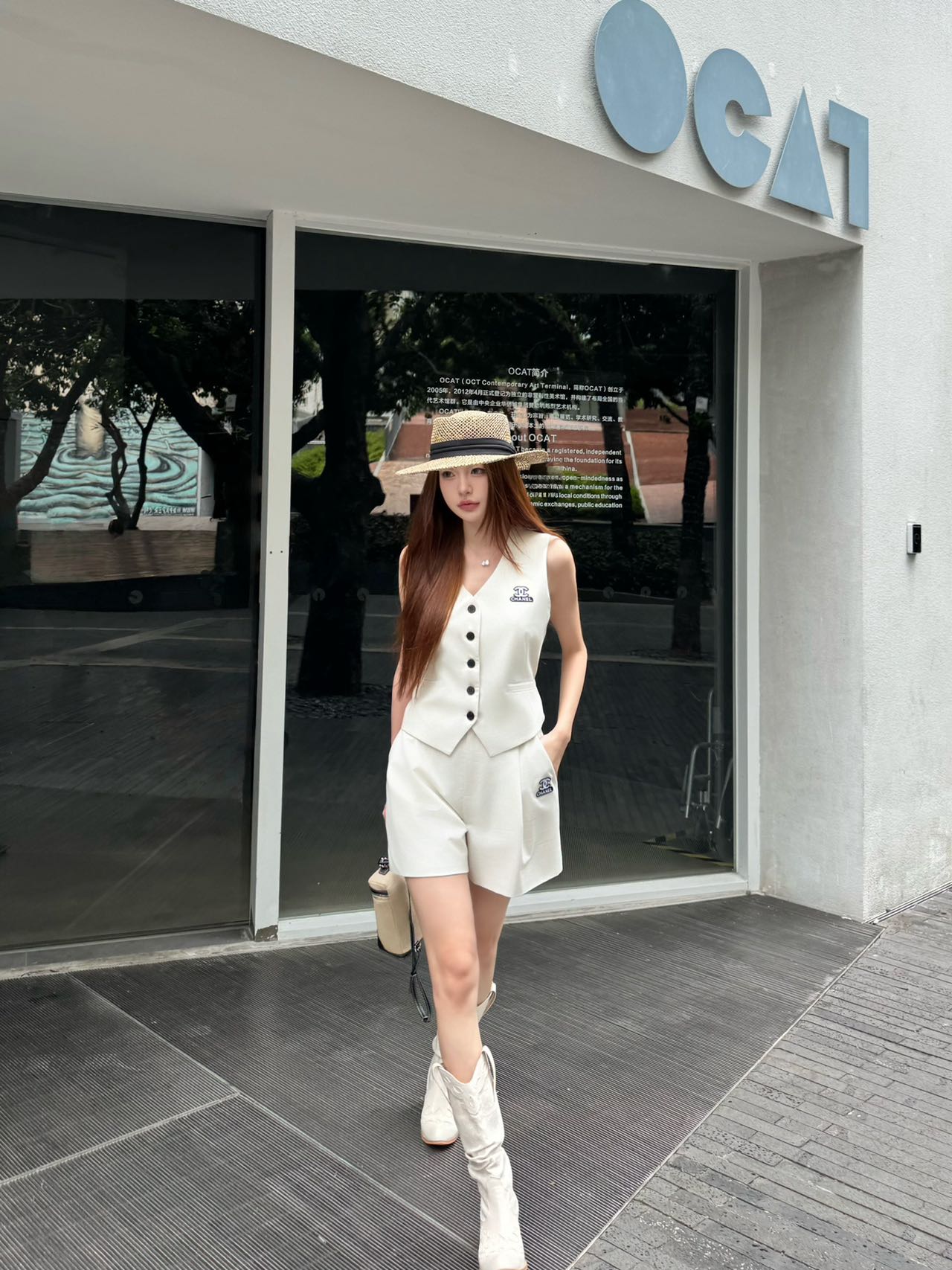 Cha vest suit set