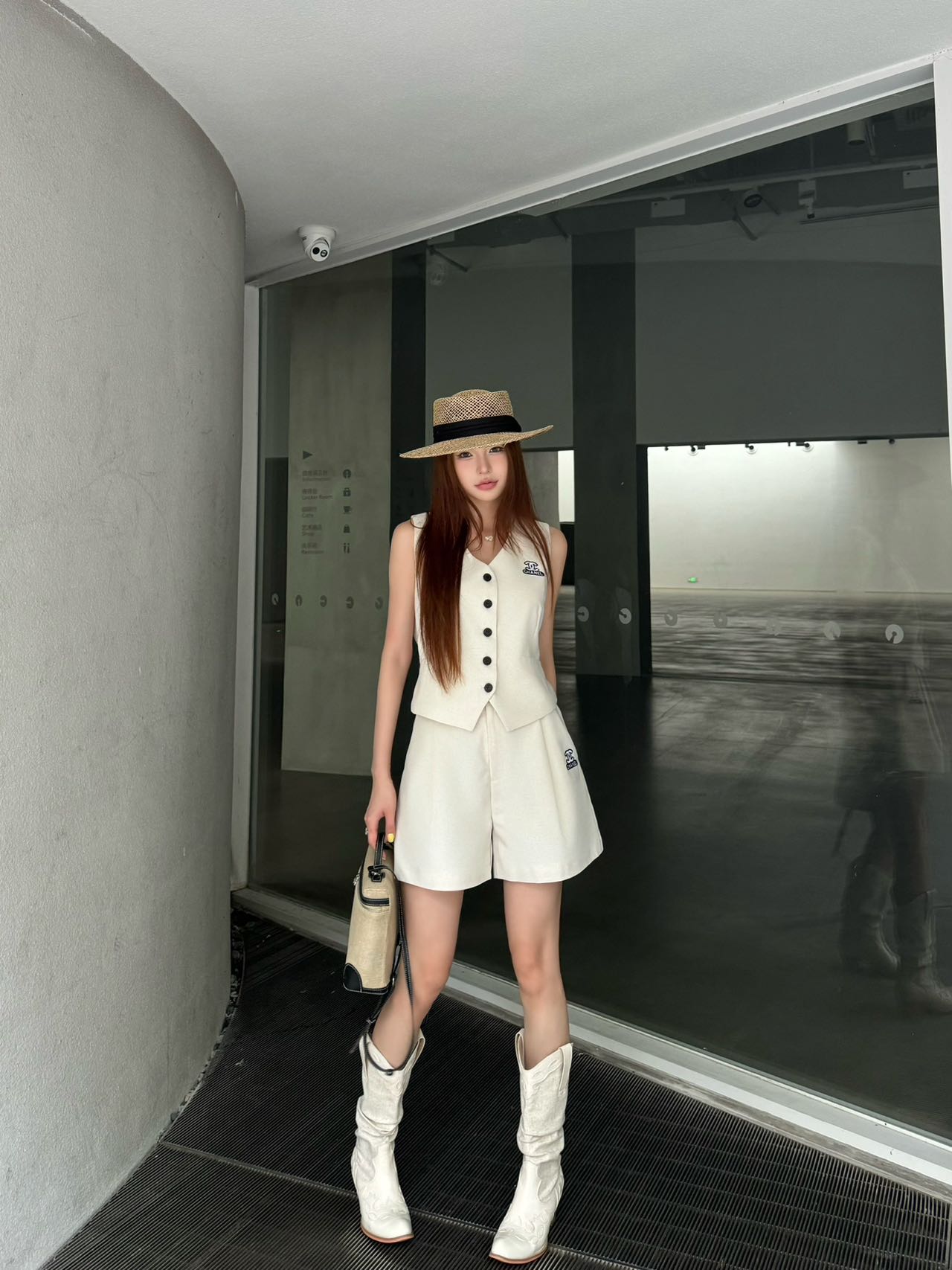 Cha vest suit set