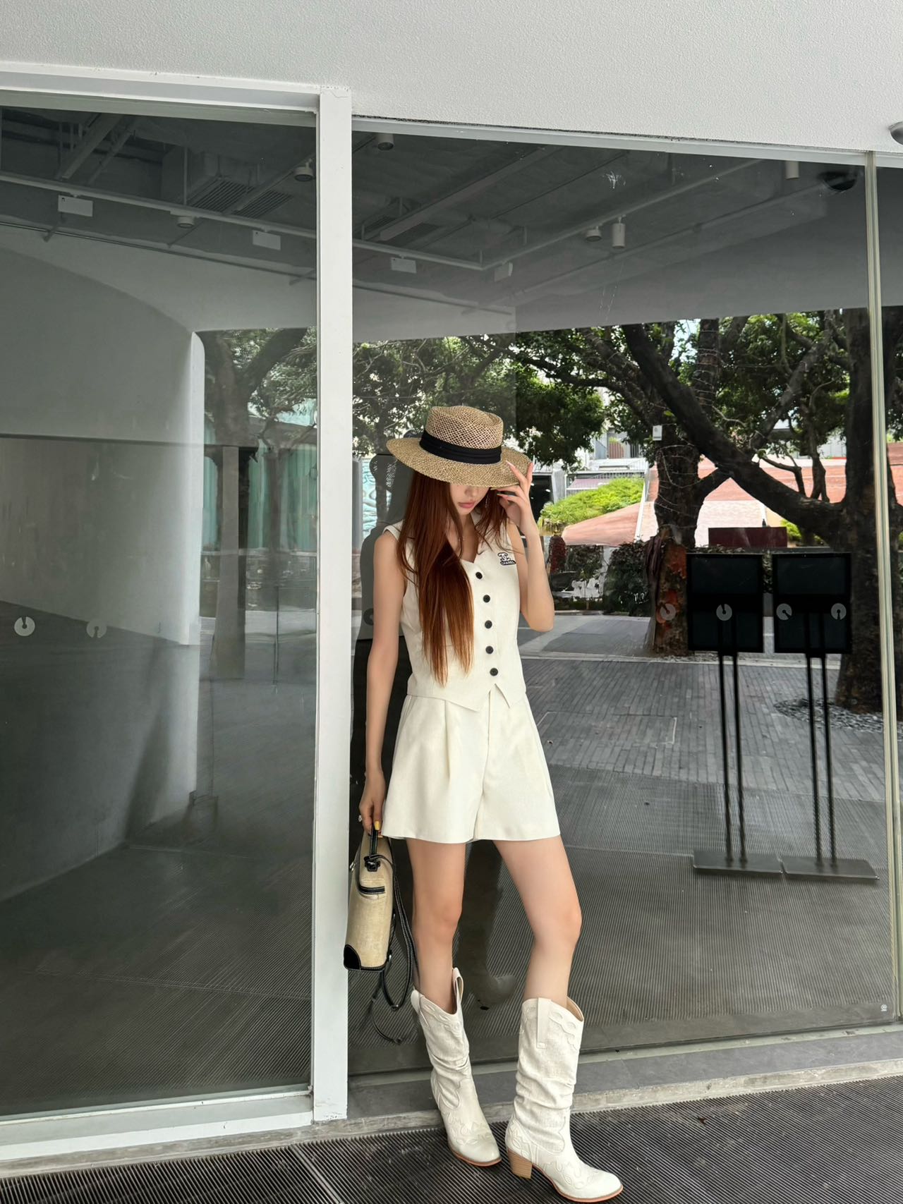 Cha vest suit set
