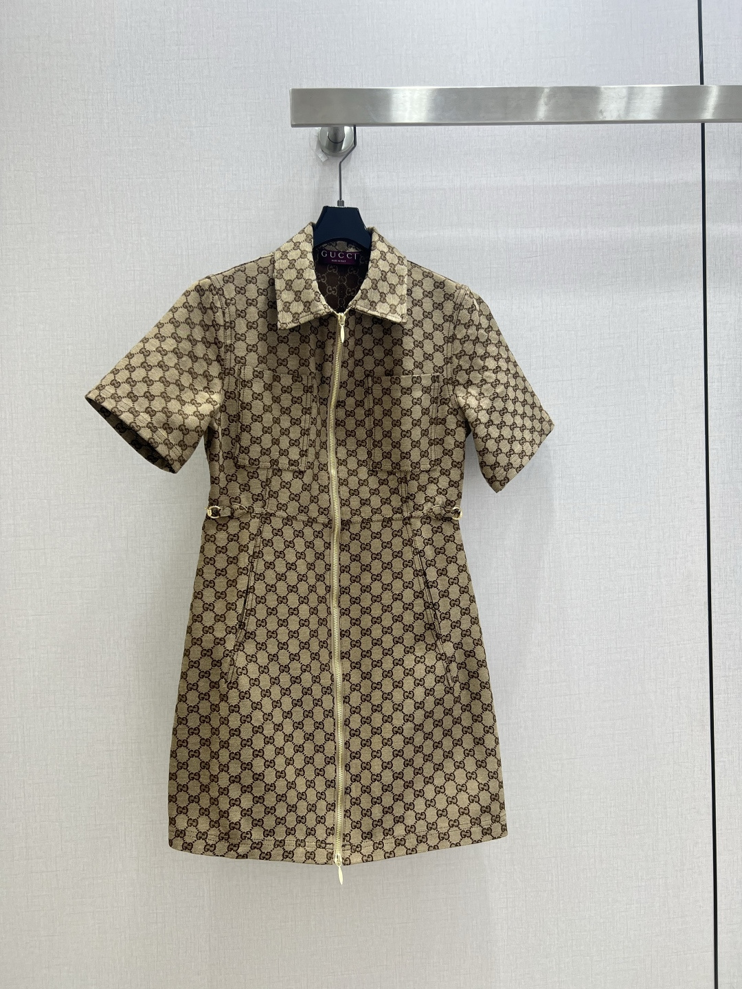 GG  Short Sleeve Midi Dress