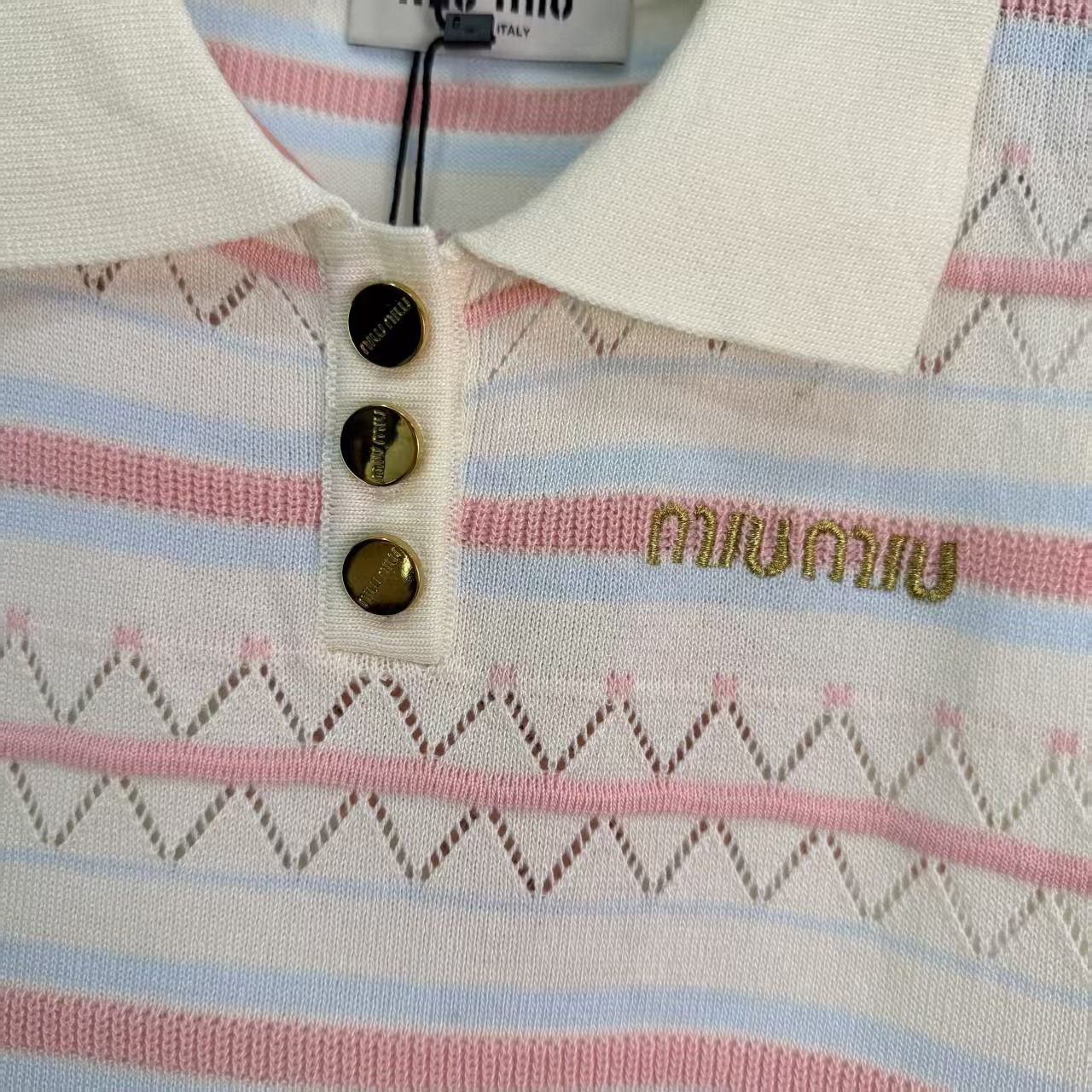 Mi*26 Spring/Summer New Striped Knit Vest
