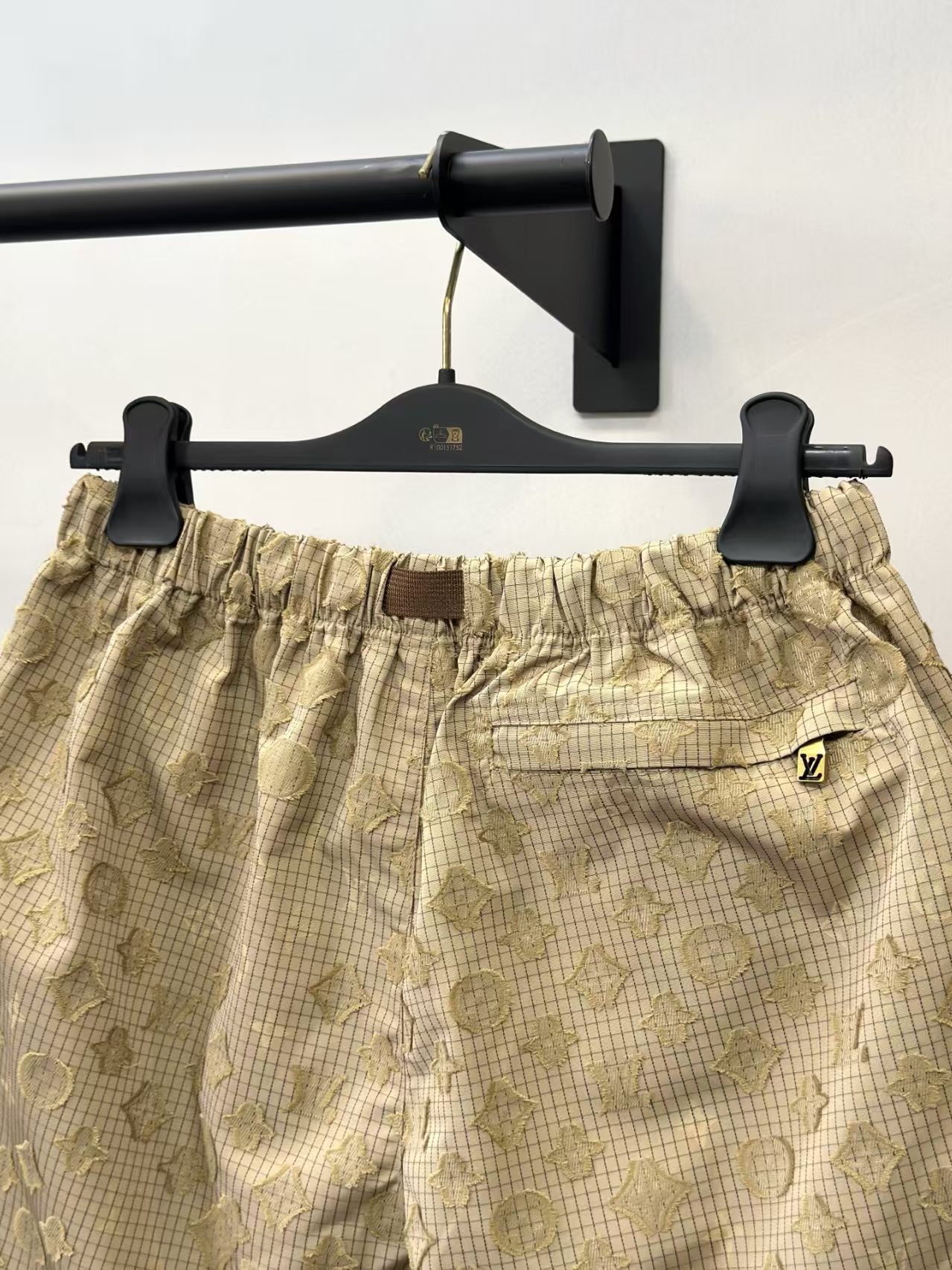LO New Plaid Jacquard Casua Shorts