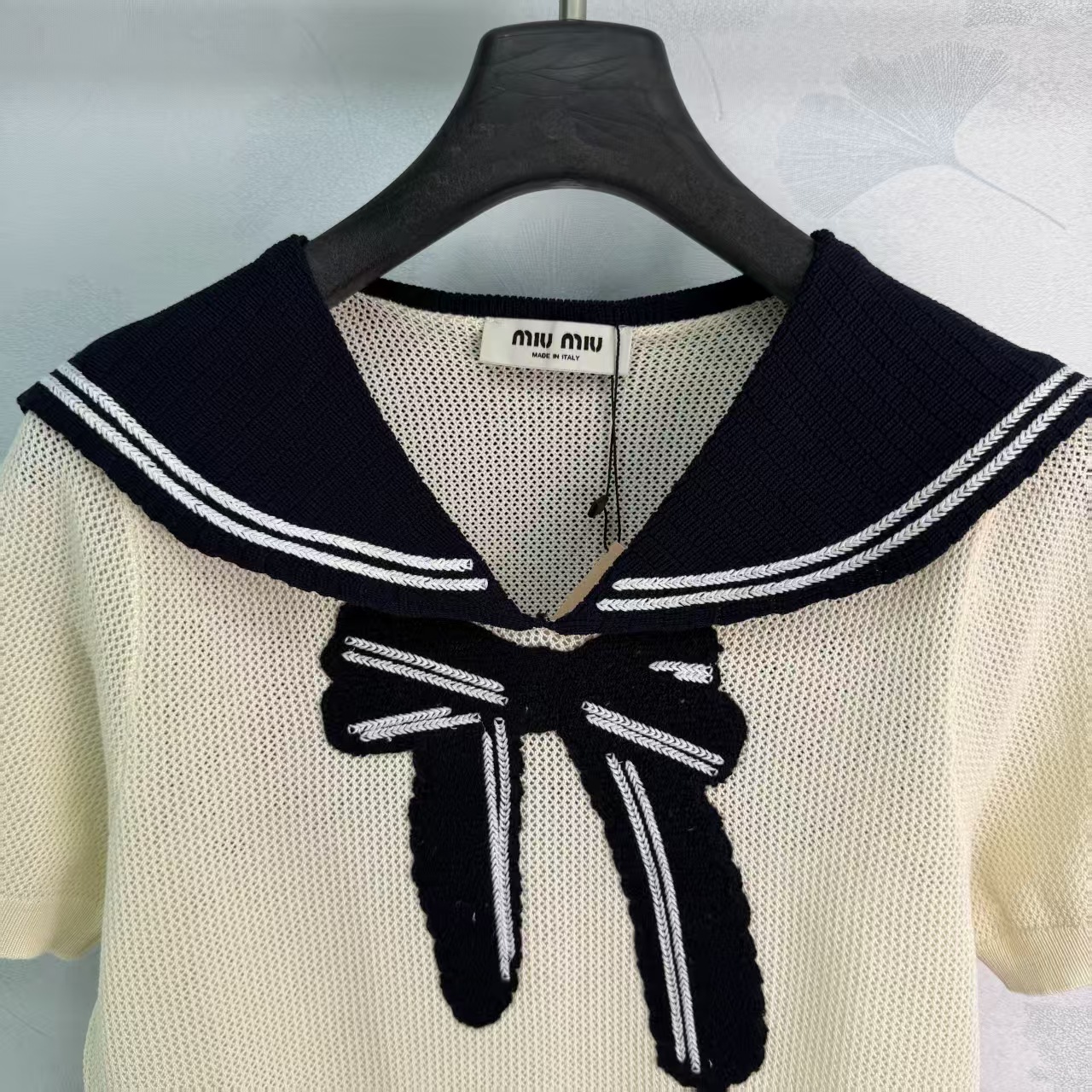 Mi*26 Spring/Summer New Sailor Collar KnitShirt