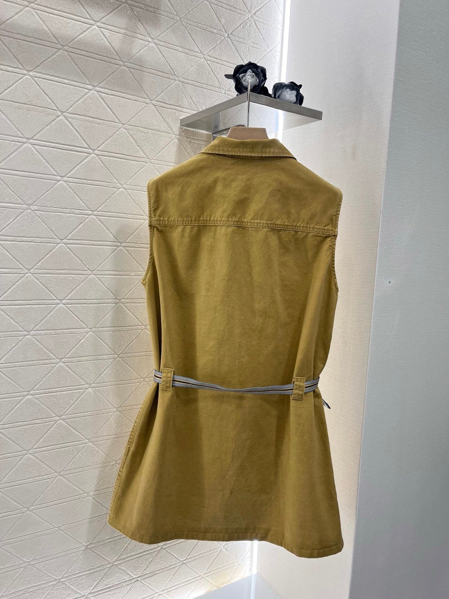 M Series Embroidered waistcoat dress