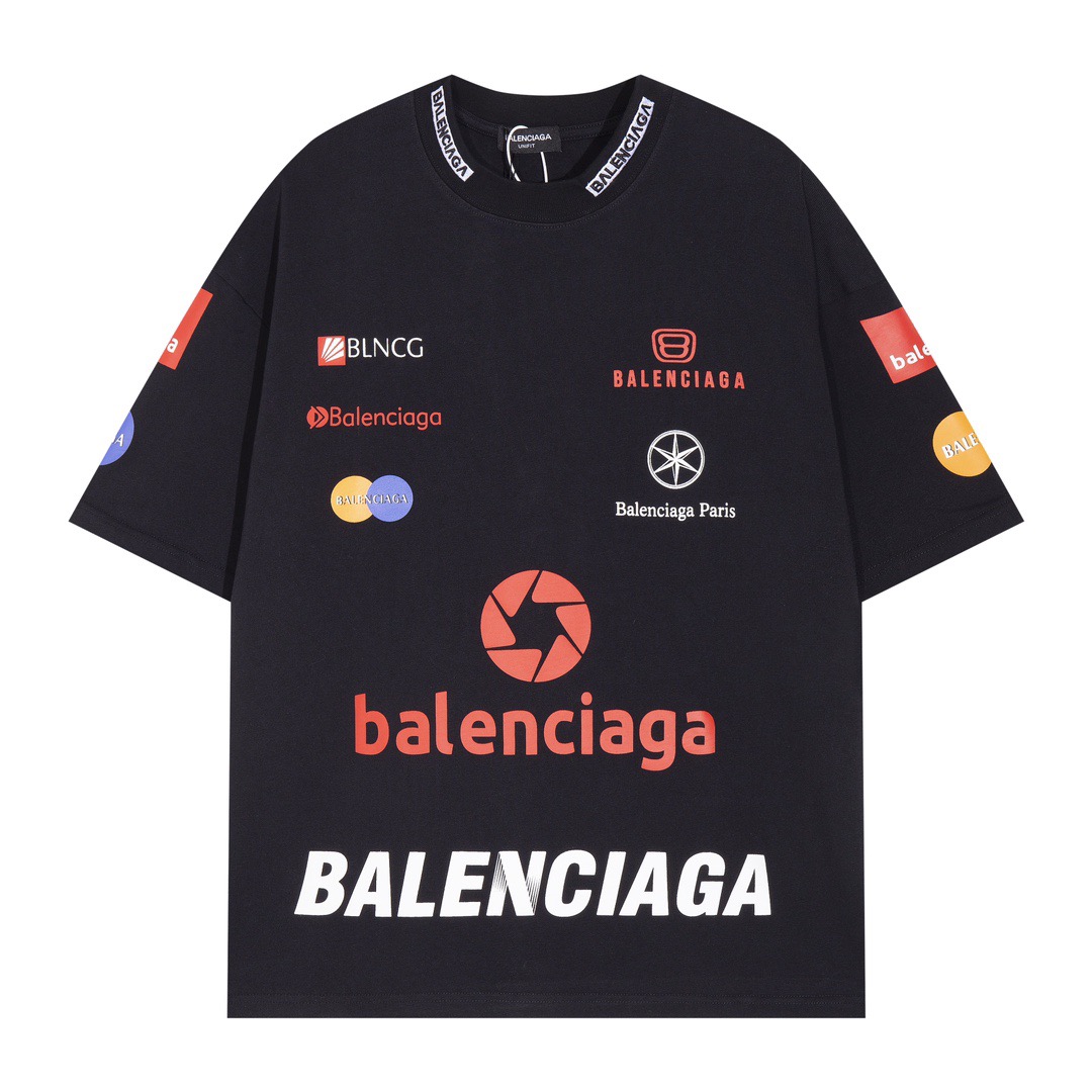 BA Printed short-sleeved T-shirt