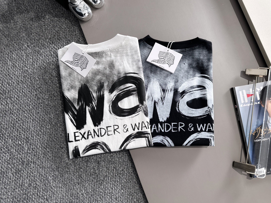 WANG short-sleeved shirt