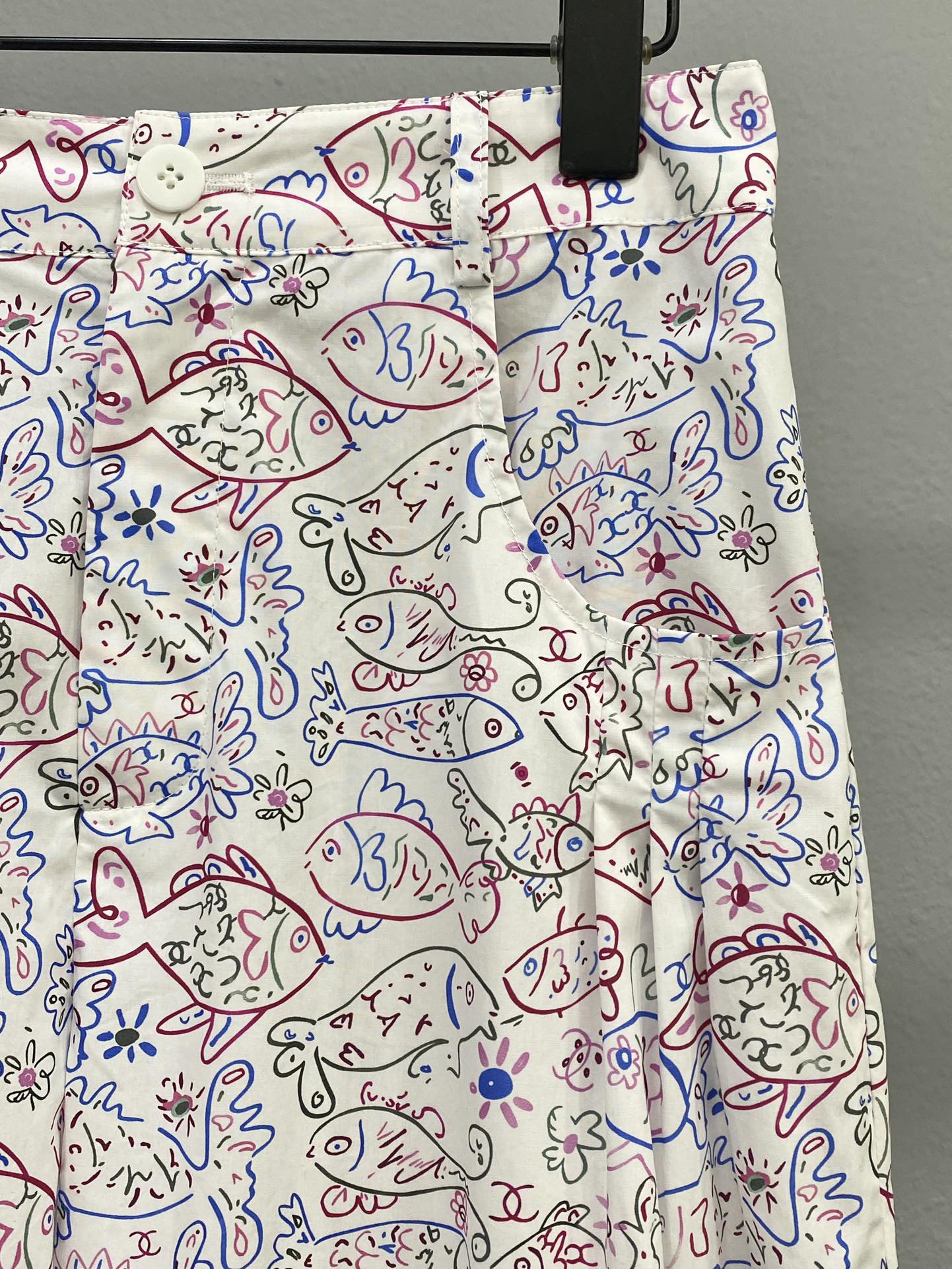 XX Full printed graffiti pants
