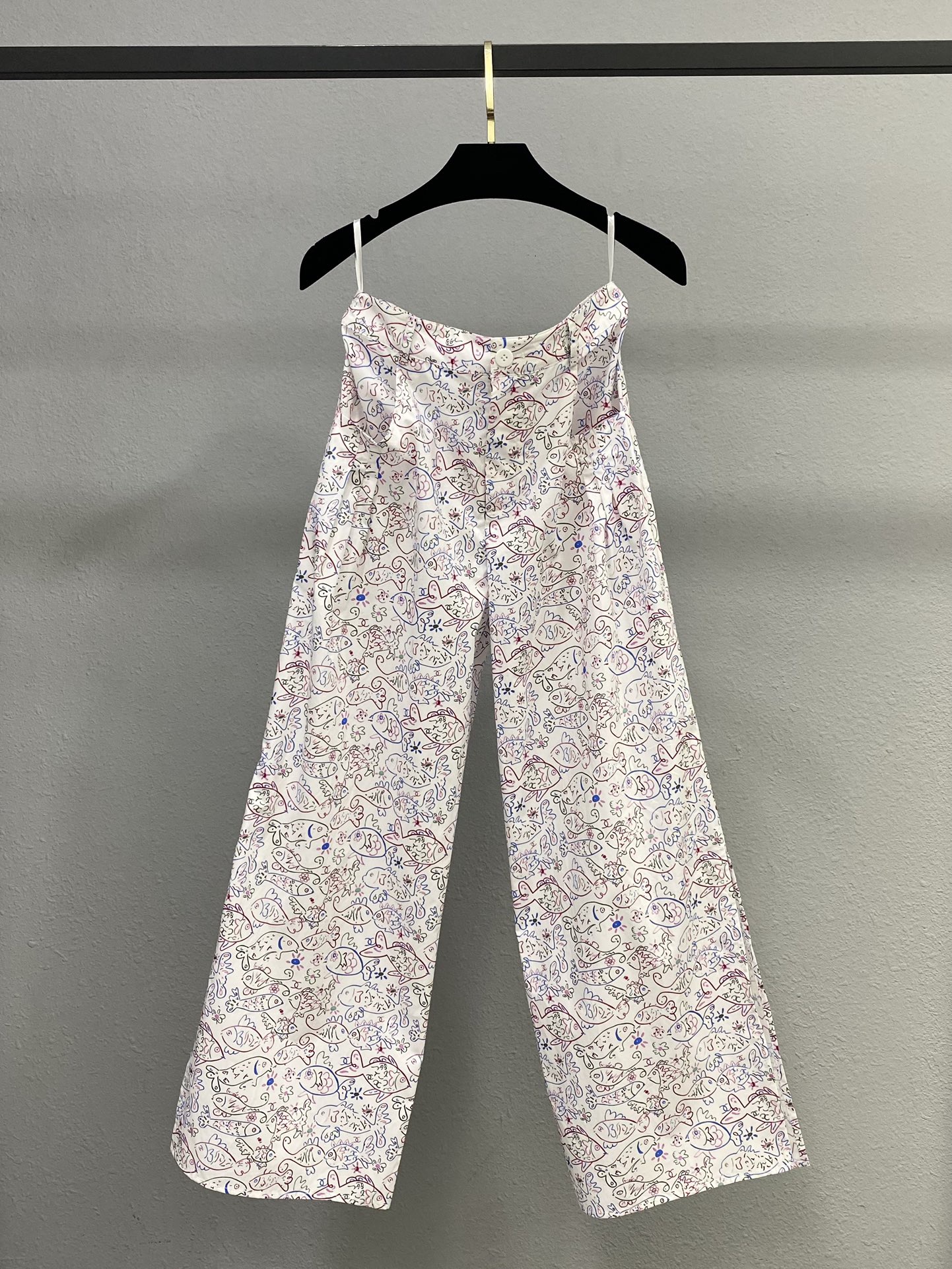XX Full printed graffiti pants