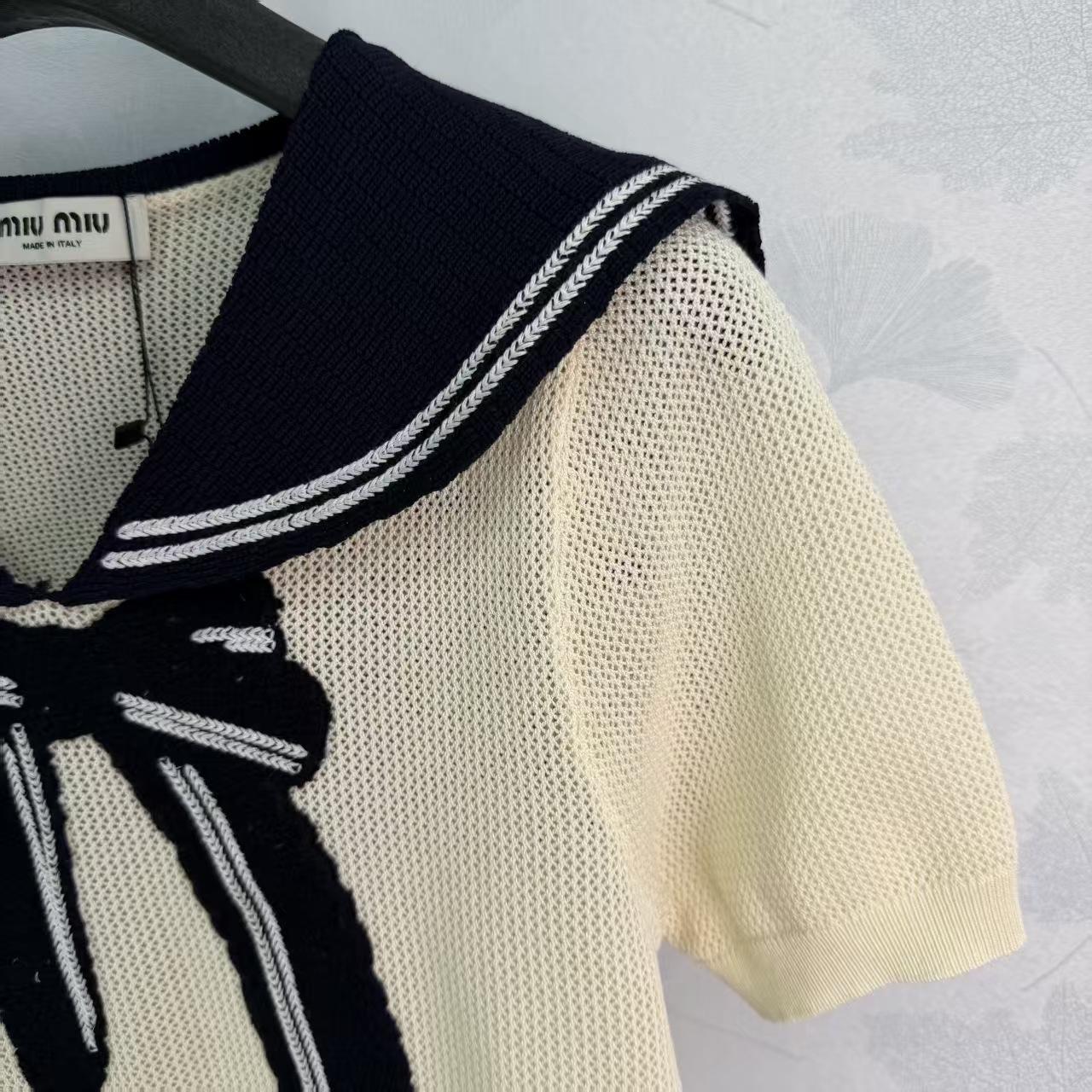 Mi*26 Spring/Summer New Sailor Collar KnitShirt