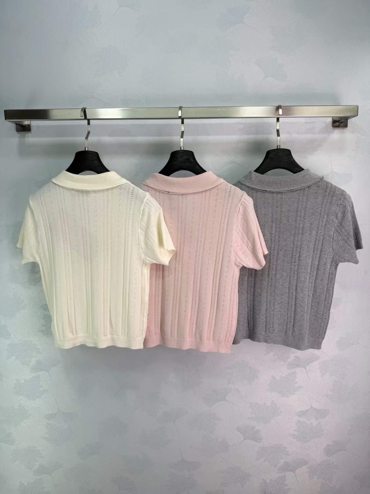 Mi*26 Spring/Summer New Preppy Style Polo Knit Short sleeve