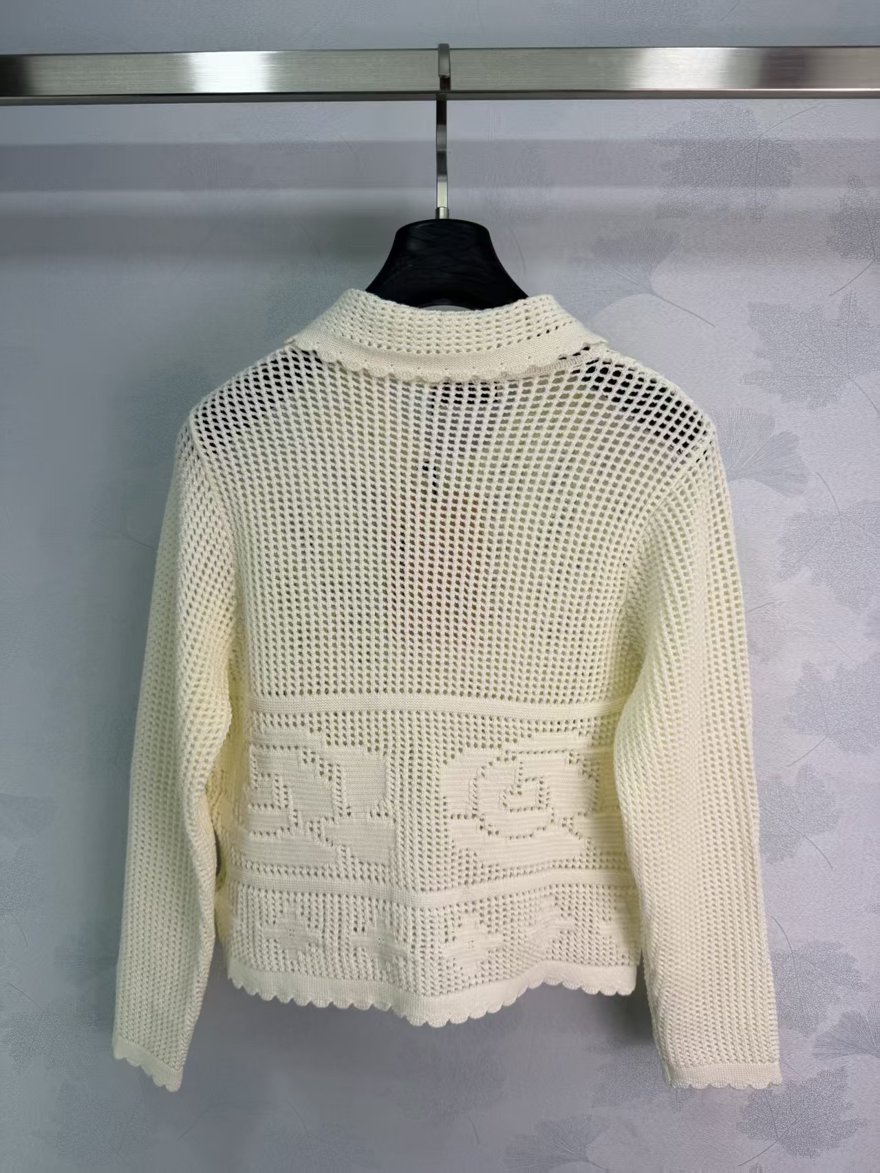 Mi *2026 Spring/Summer Series Rose Hollow KnitCardigan
