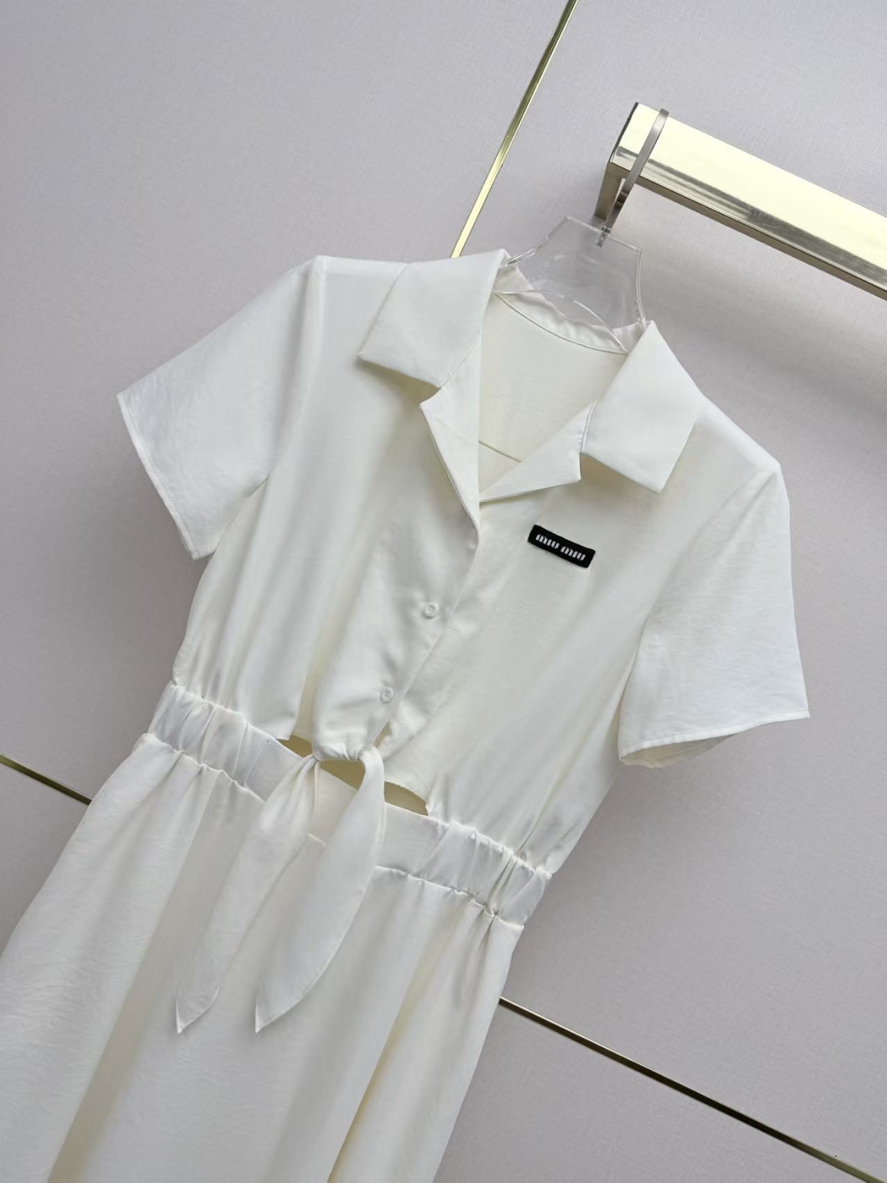Mi short-sleeved dress