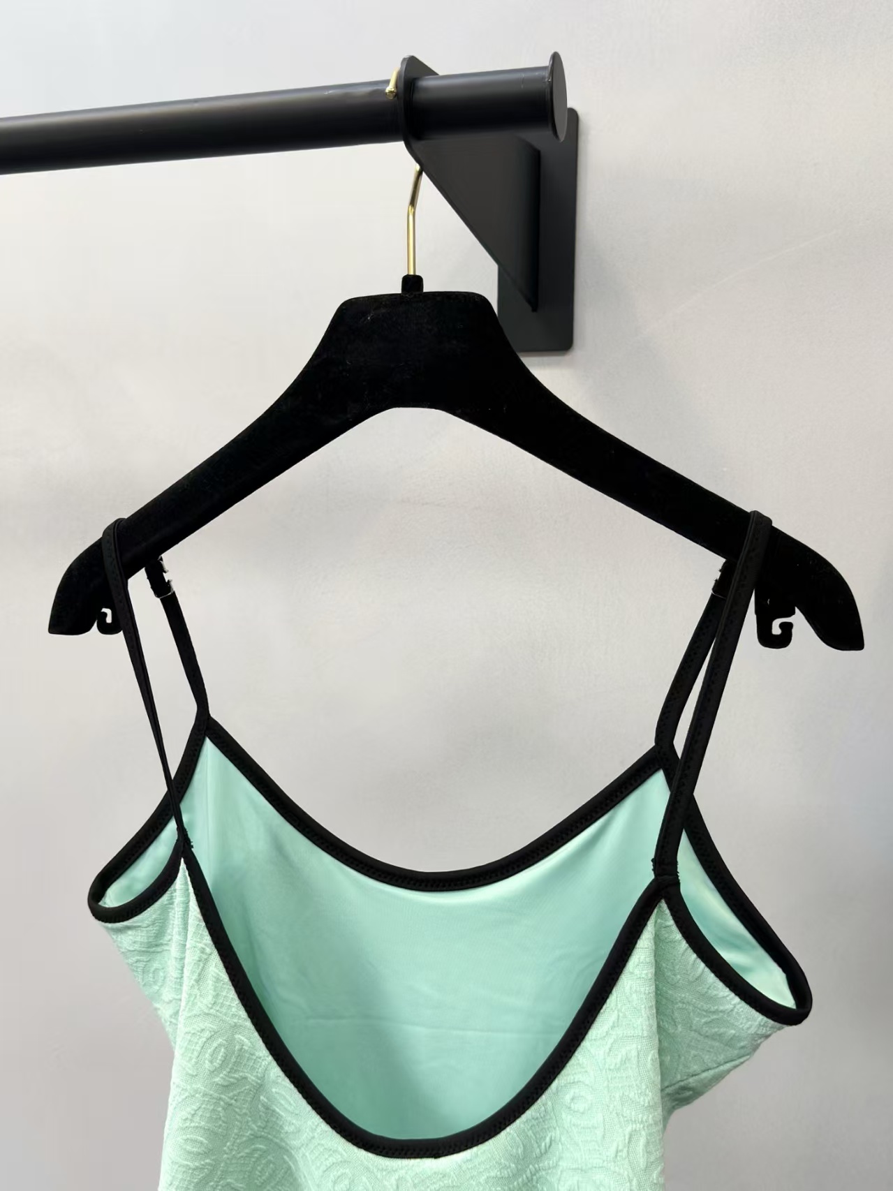 Cha new jacquard one-piece swimsuit