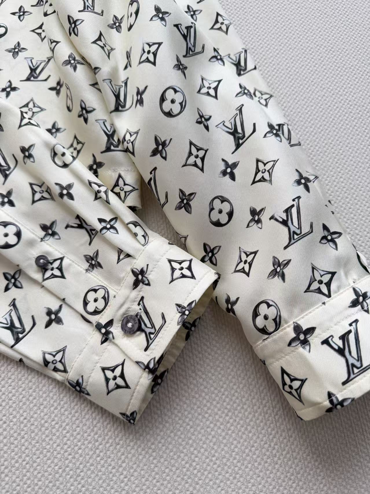 LO 2026 Early Autumn Series Monogram Silk Shirt