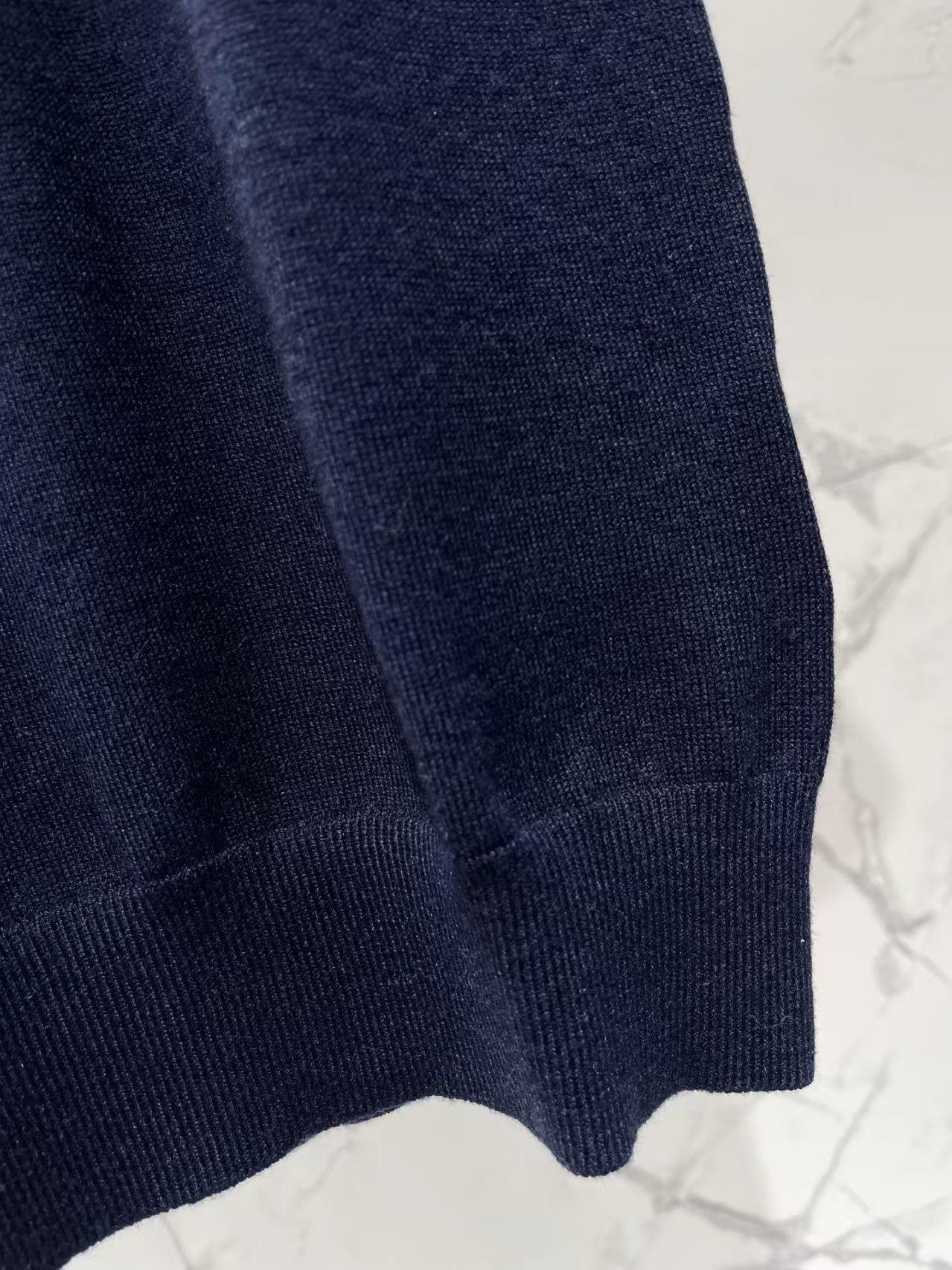 Di New Heart Letter Embroidery Wool Knitwear