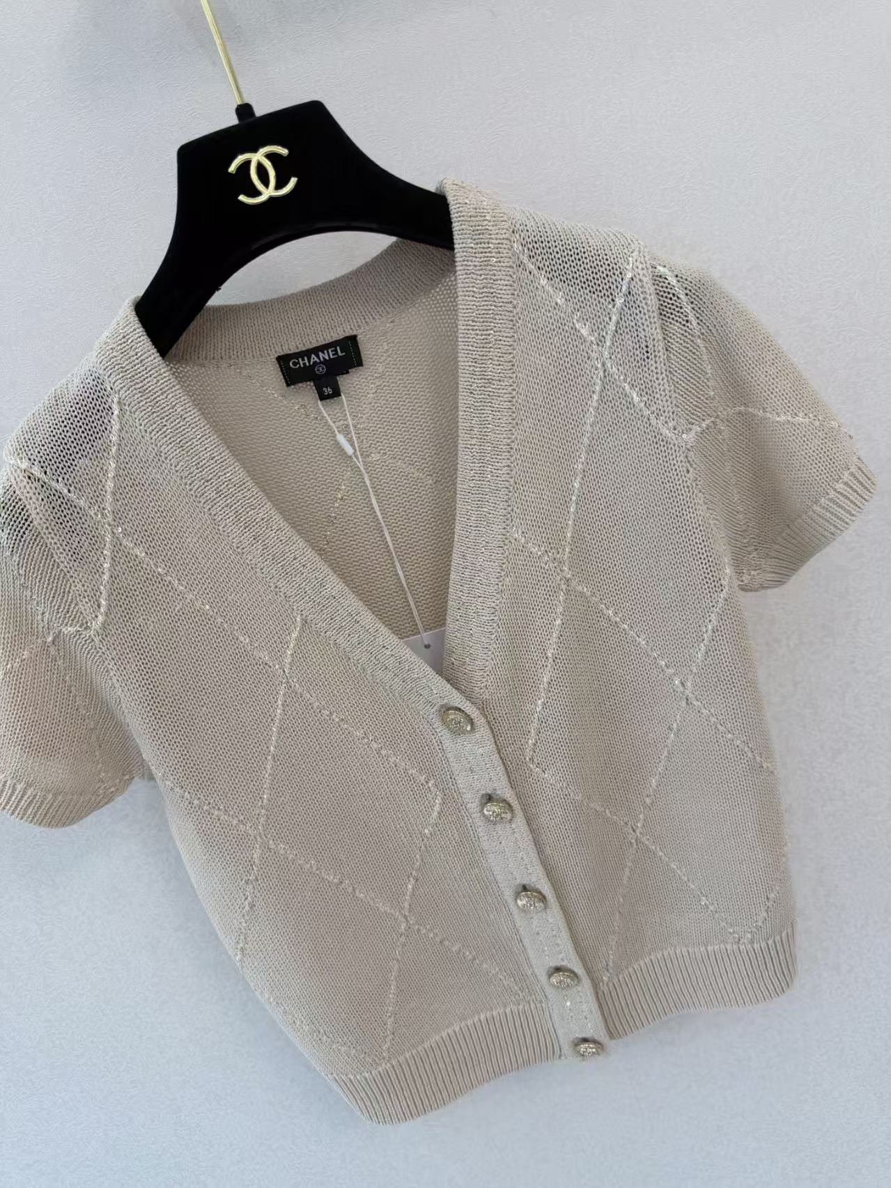 Cha 26 Early Spring New Argyle Knit Set