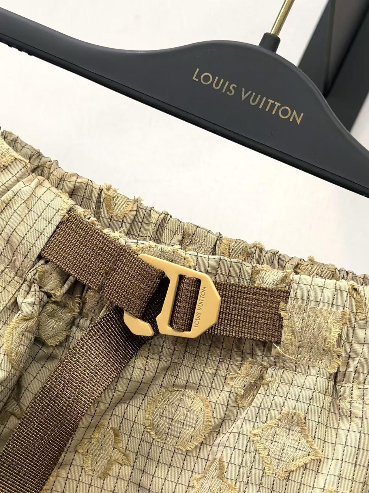 LO New Plaid Jacquard Casua Shorts