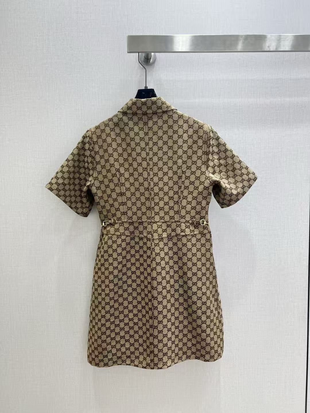 GG  Short Sleeve Midi Dress