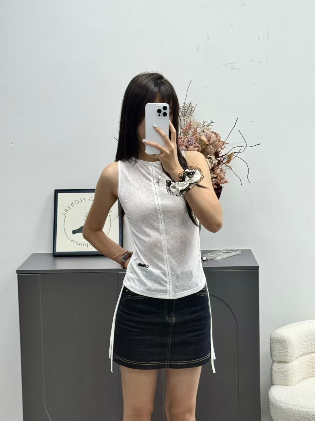 Cha 26 Summer New Drawstring TankTop